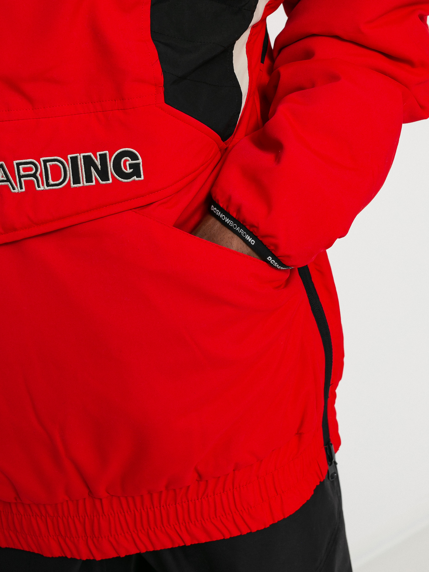 Mens DC Transition Rev Snowboard jacket (racing red)