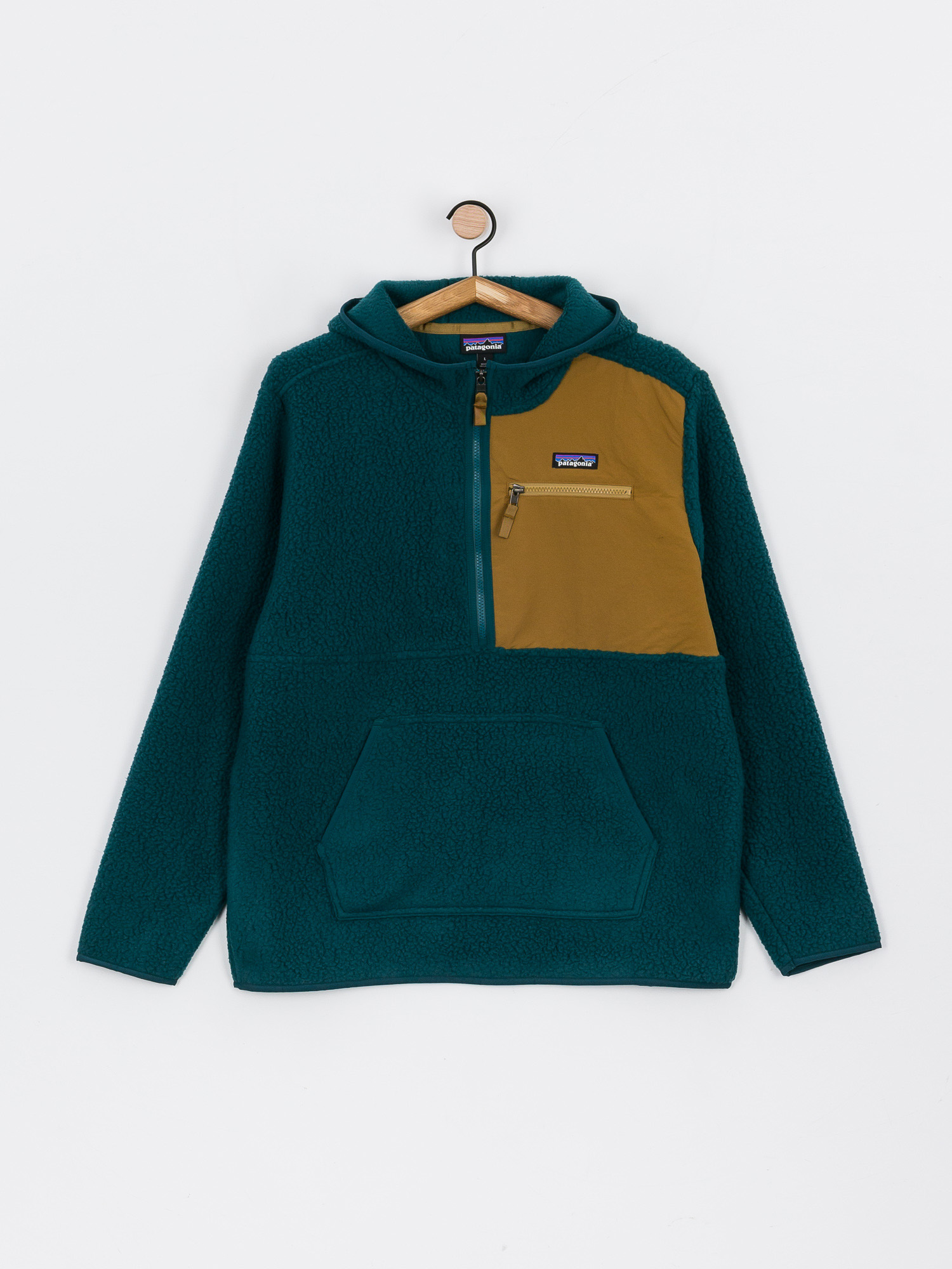 patagonia retro pile fleece green