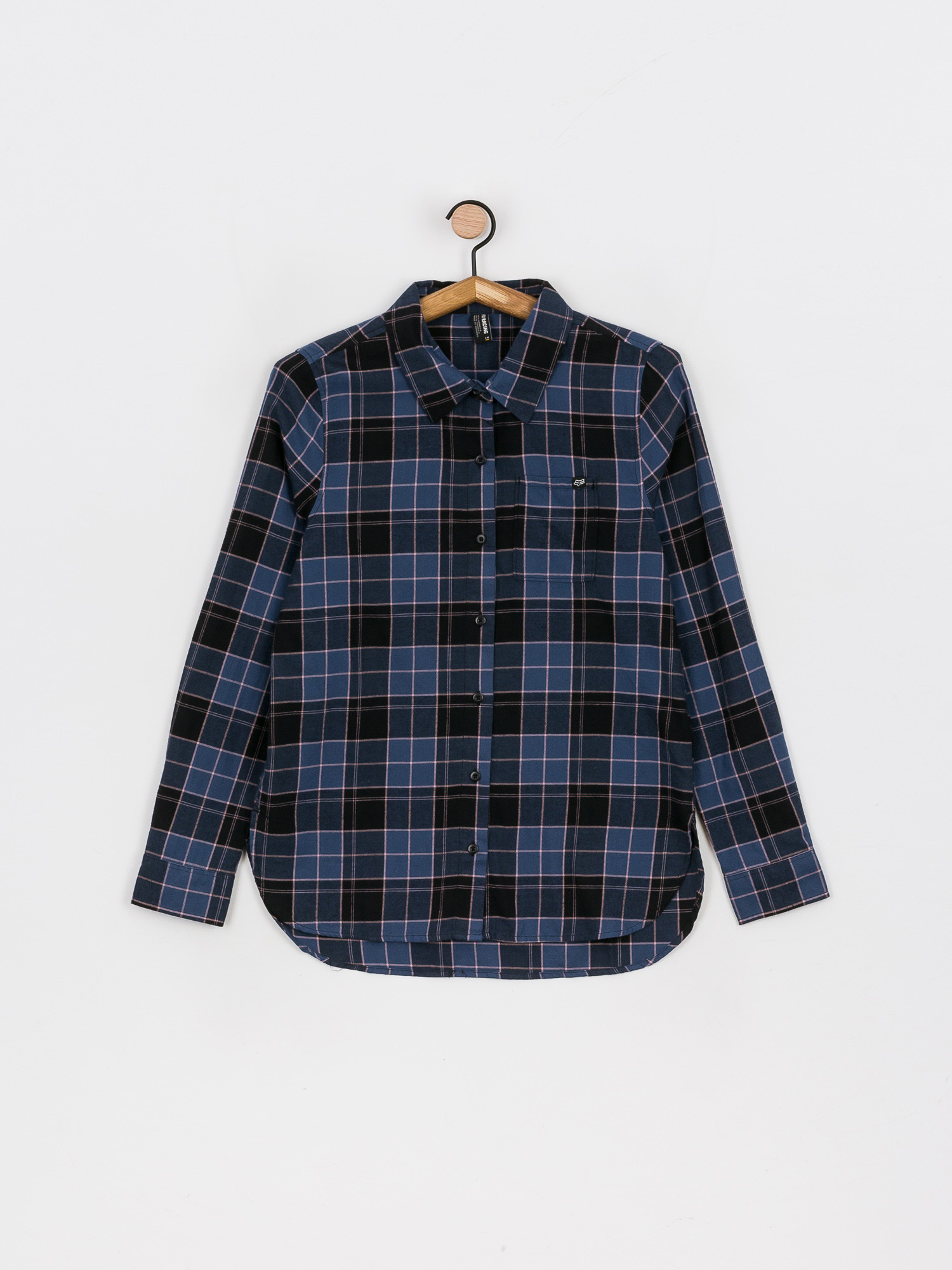 Fox Pines Flannel Shirt Wmn (drk indo)