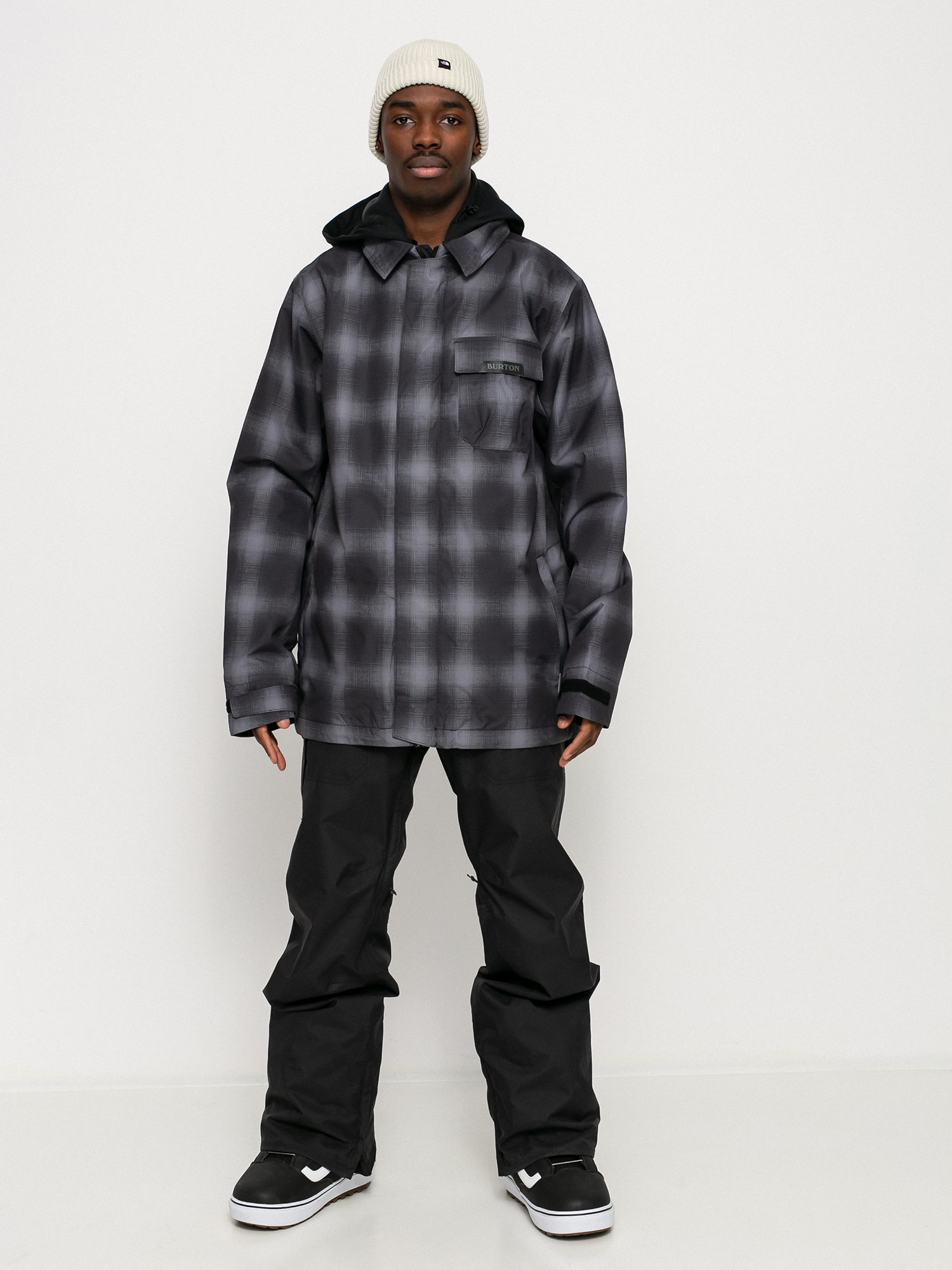 Mens Burton Dunmore Snowboard jacket (gradient plaid)