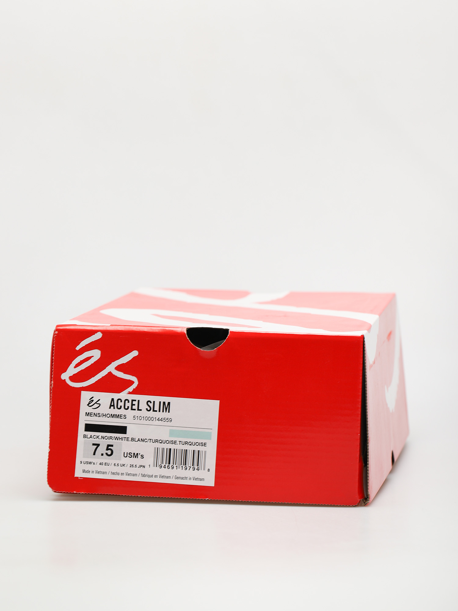 eS Accel Slim Shoes (black/white/turquoise)