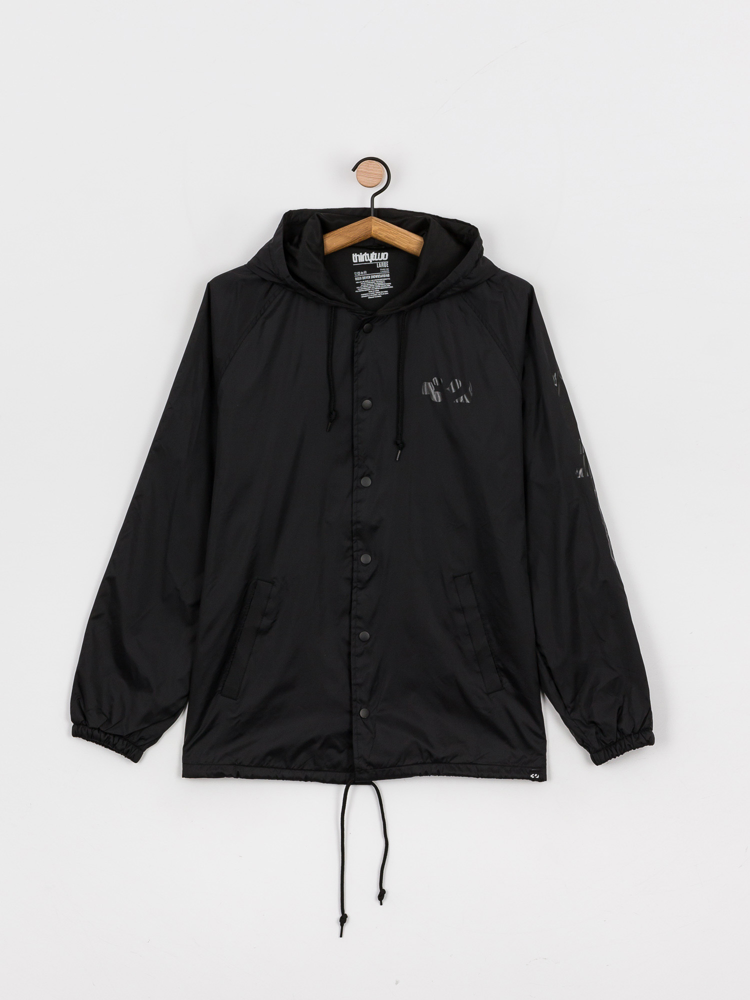 ジャケット・アウター Double Coach jacket in great condition Primitive Double Up Coach Mens Jacket Black White PA324145