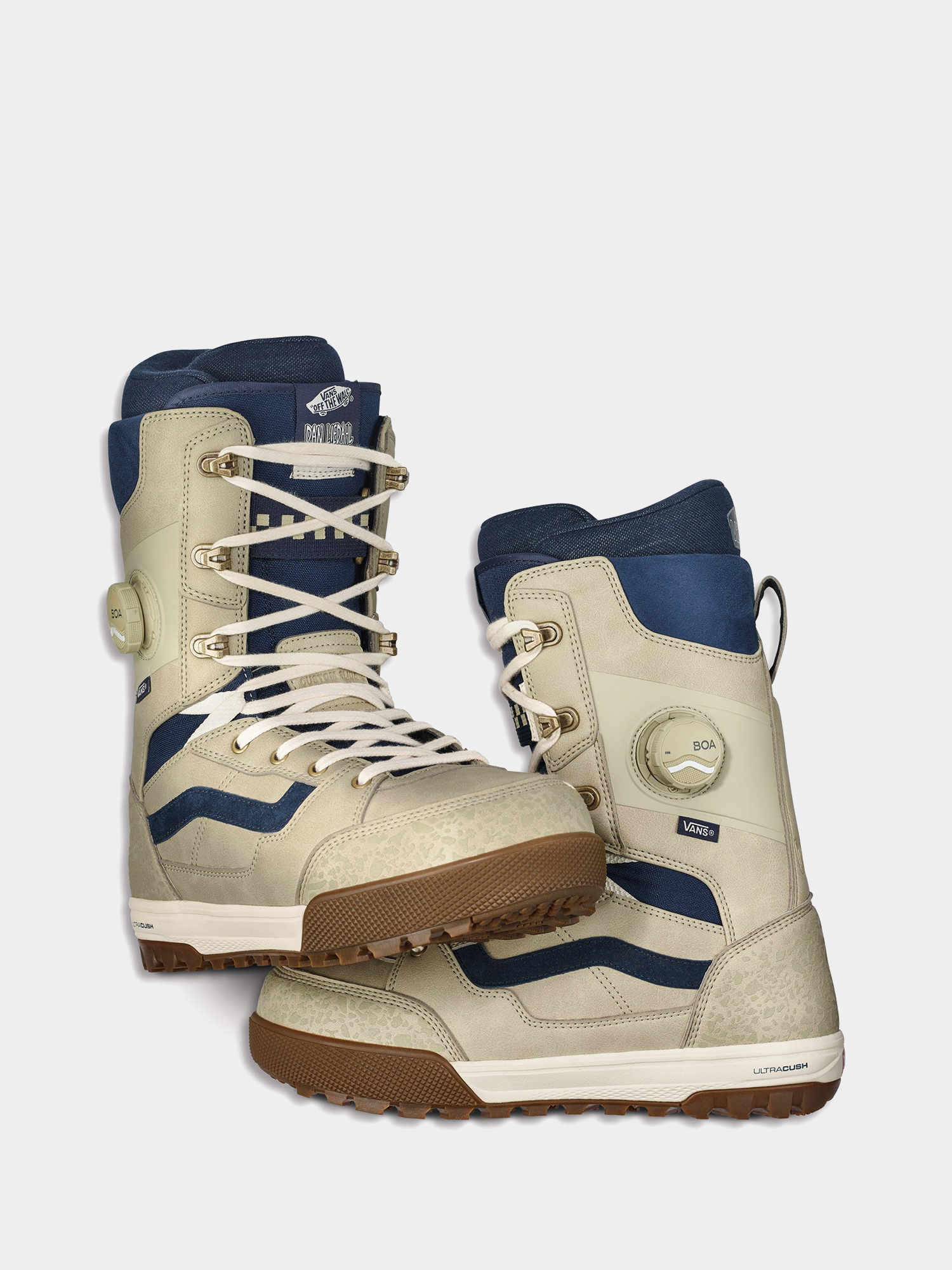Mens Vans Invado Pro Snowboard boots (dan leidahl/khaki/navy)