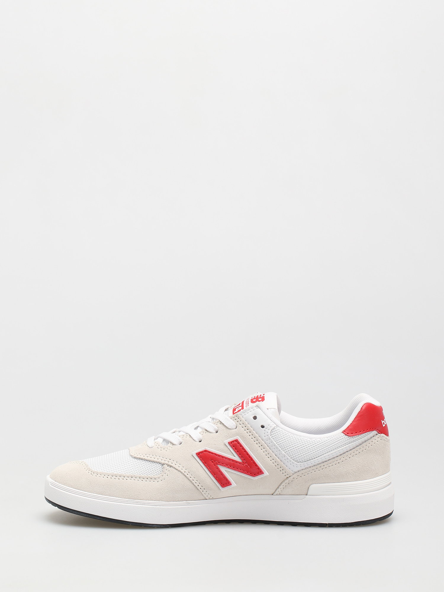 red and grey new balance 574