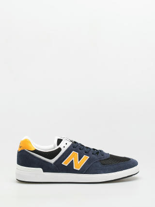 New Balance 574 Shoes (navy/yellow)