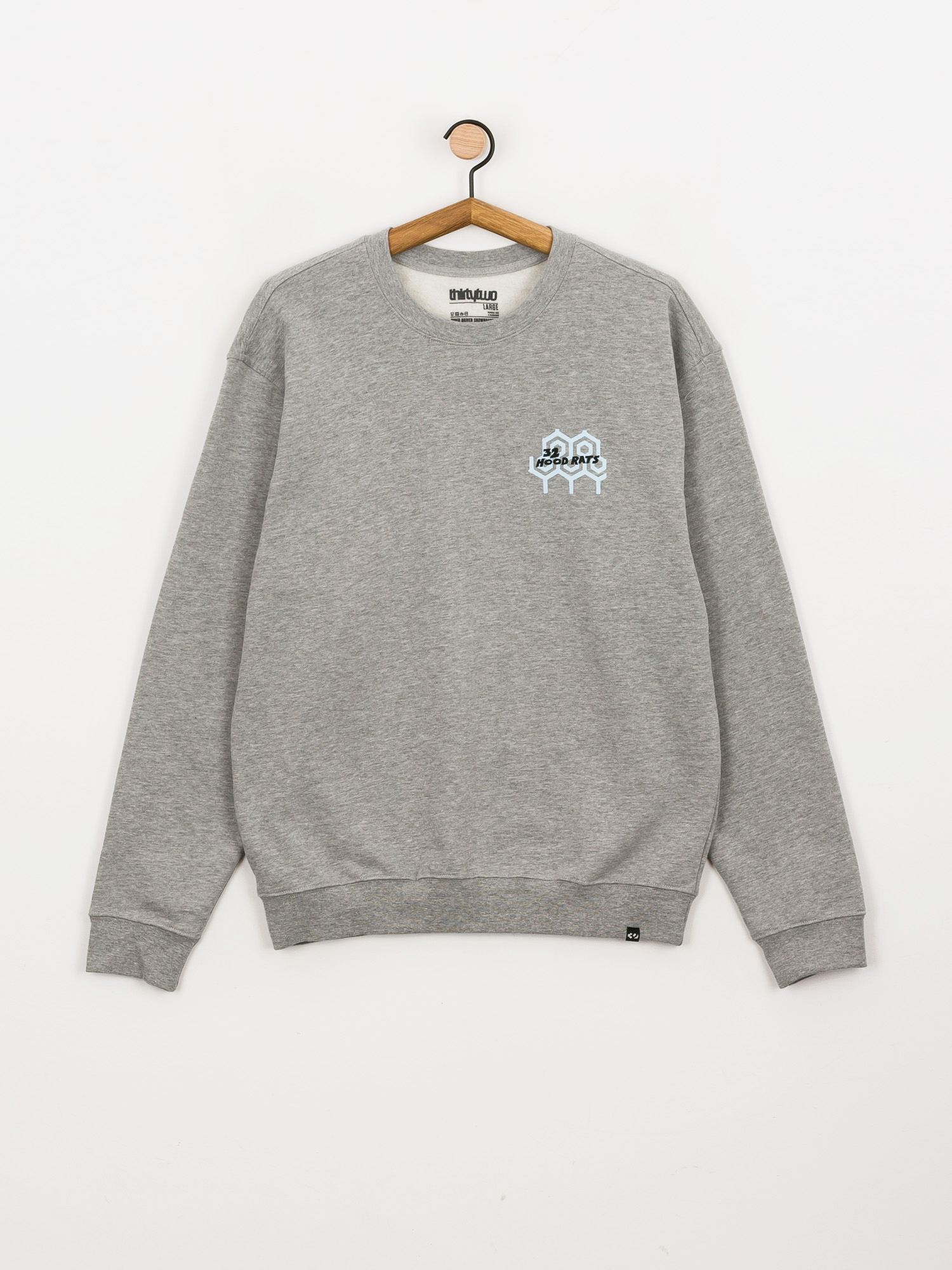 ThirtyTwo Hood Rats Twins Crew Sweatshirt (heather grey)