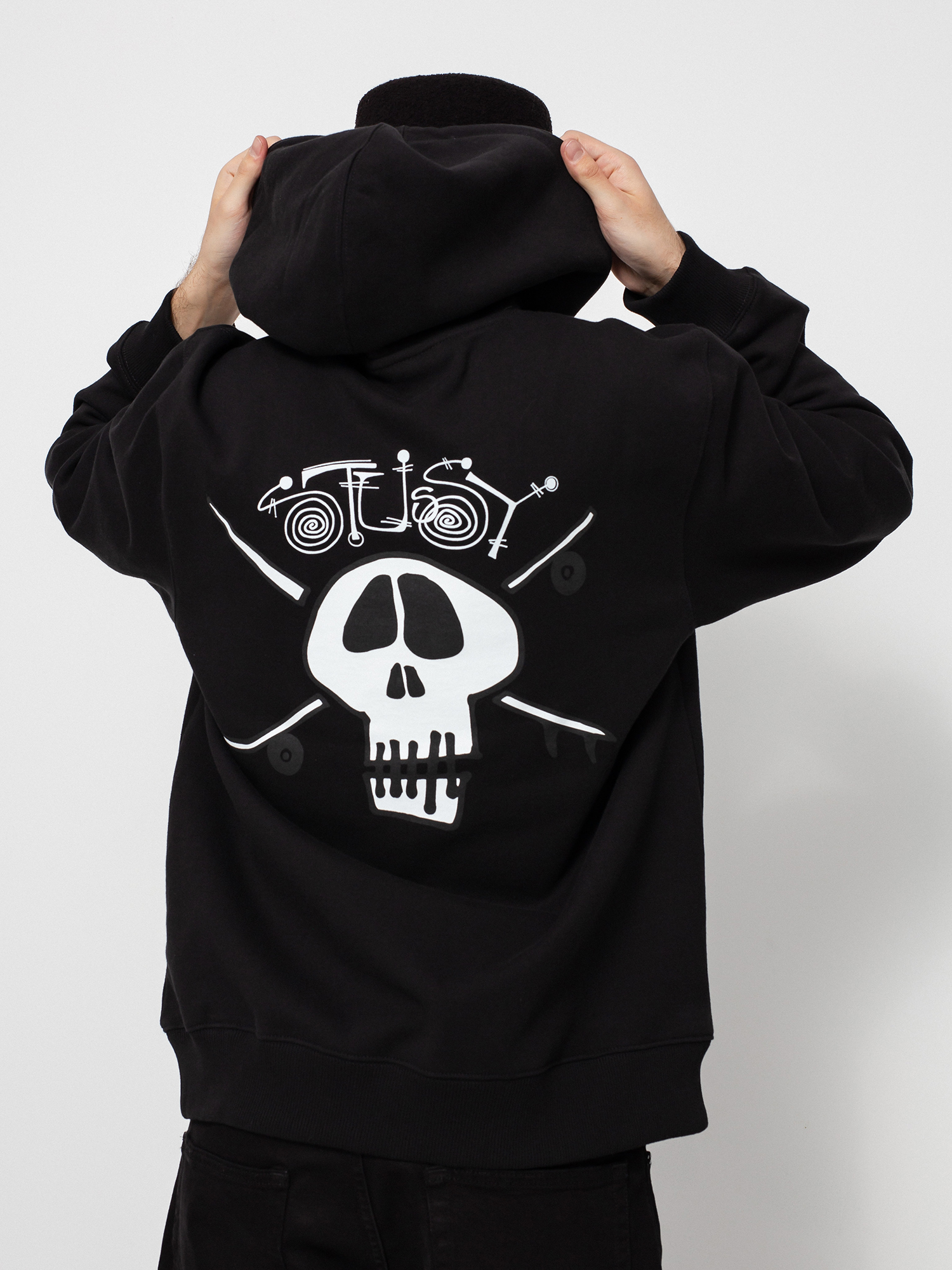 トップス STUSSY SURF SKATE SKULL HOODIE STUSSY / SURF SKATE SKULL HOODIE / NAVY | Sopho