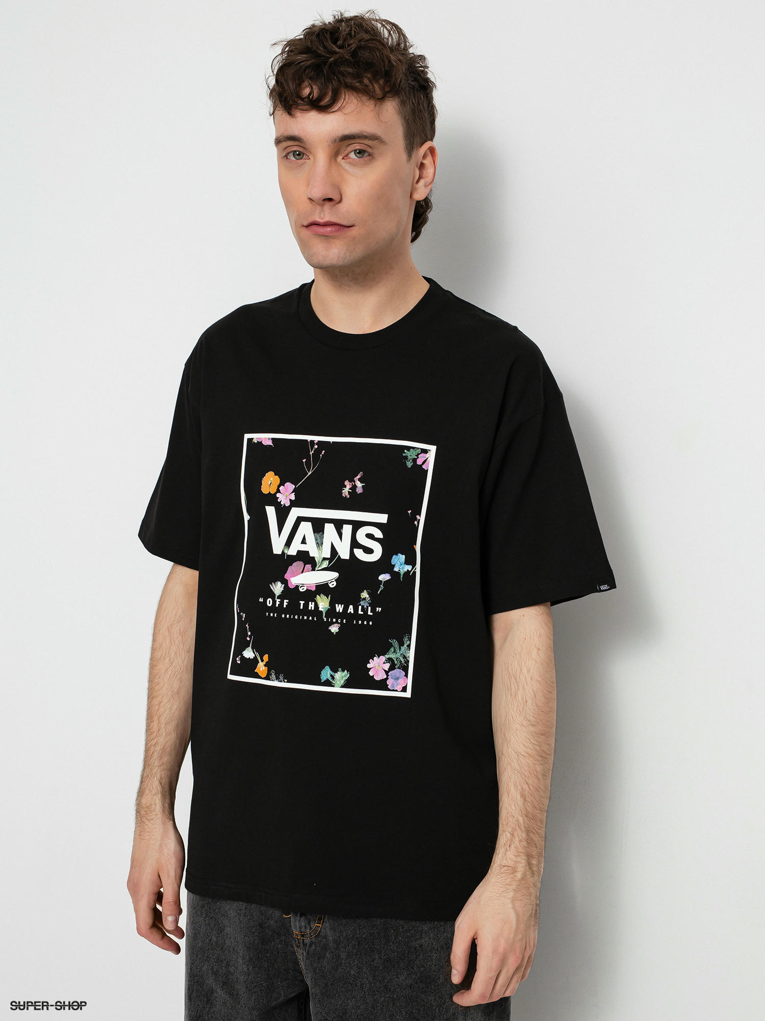 Vans Classic Easy Box T-shirt (black/pressed floral)