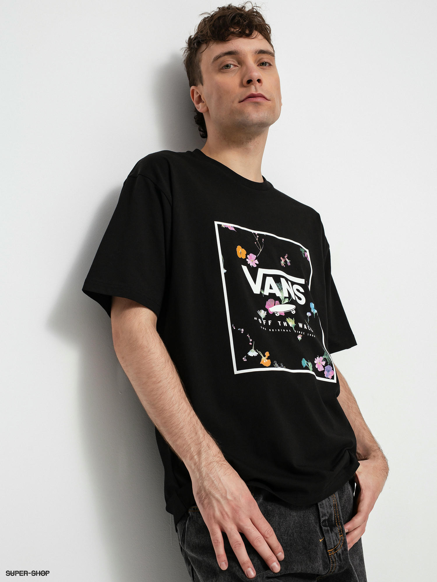 Vans Classic Easy Box T-shirt (black/pressed floral)