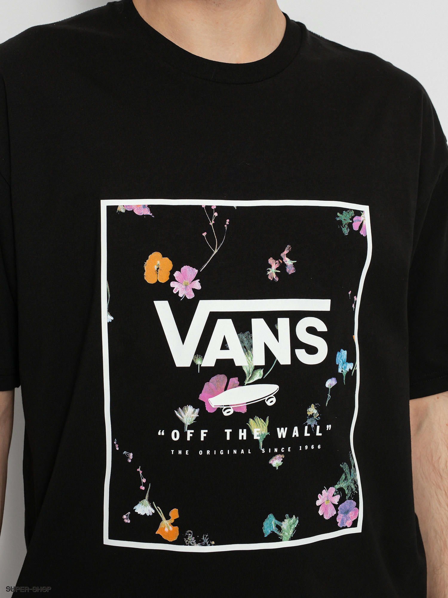 Vans Classic Easy Box T-shirt (black/pressed floral) عروض باناسونيك