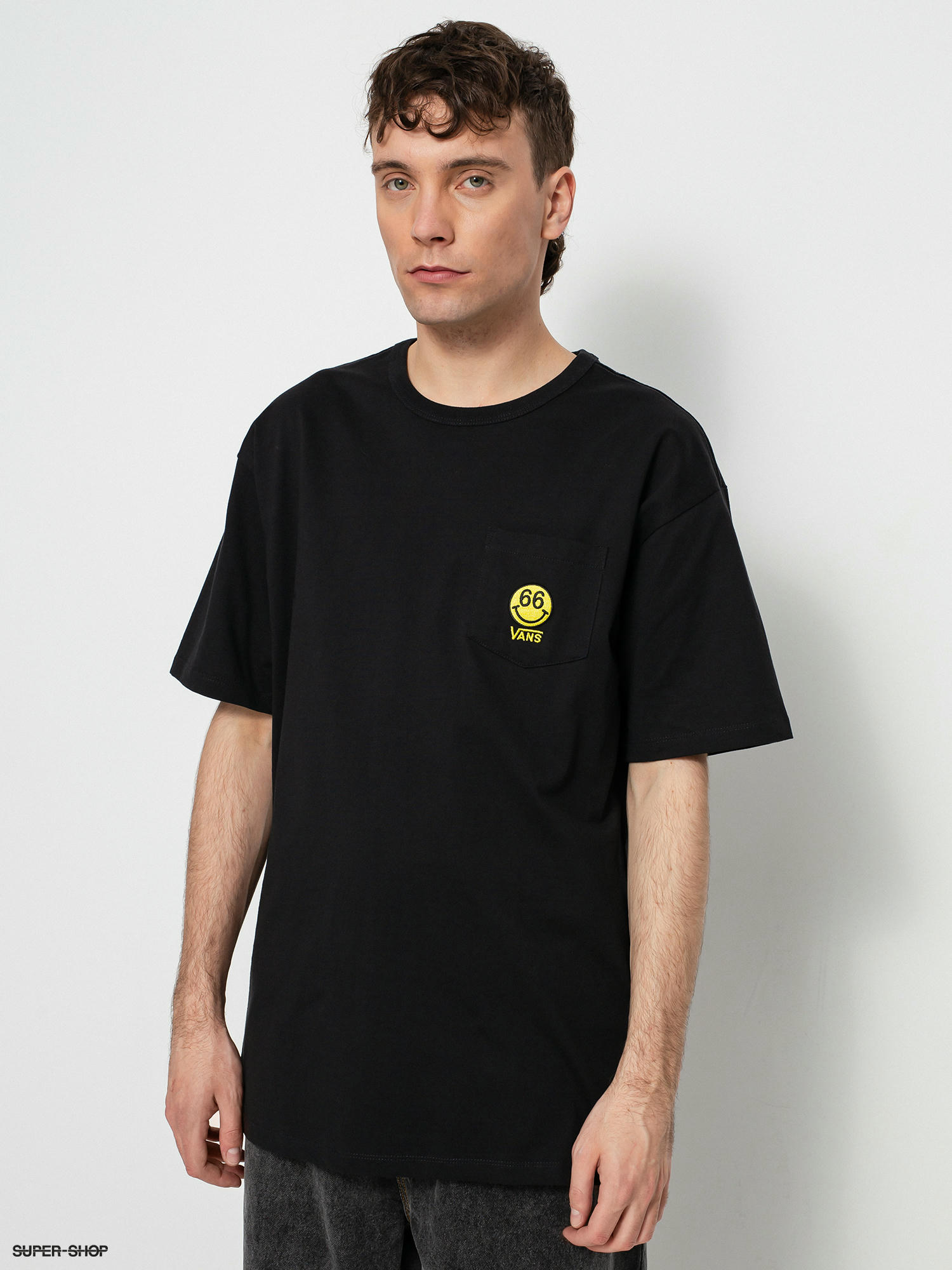 Vans off the wall black sale t shirt