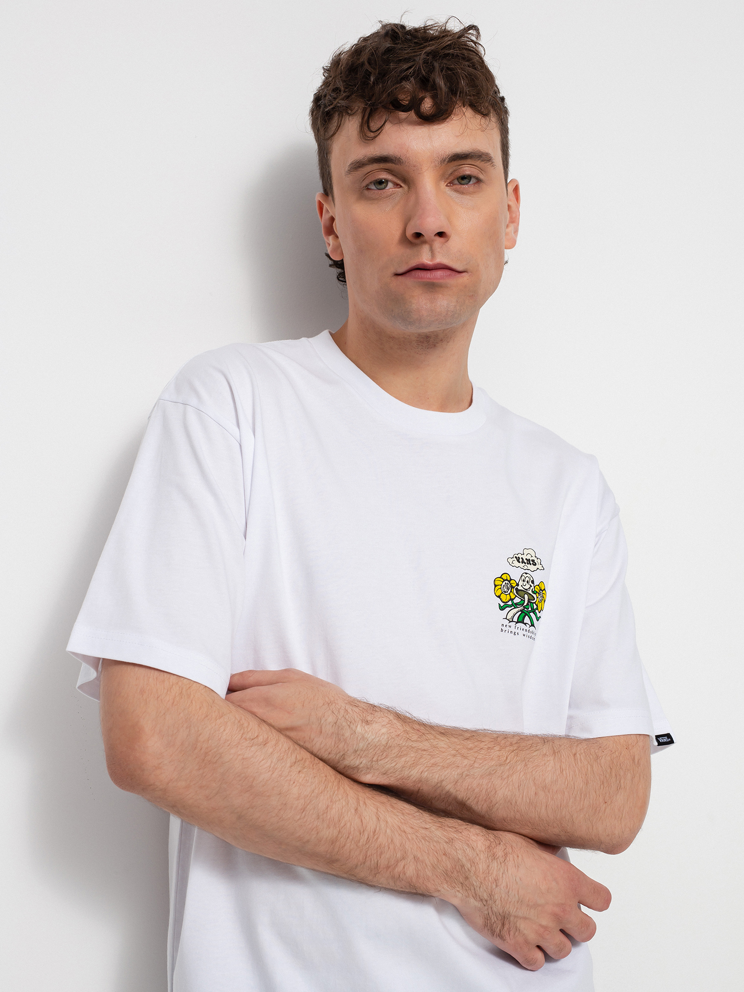 vans embroidered t shirt