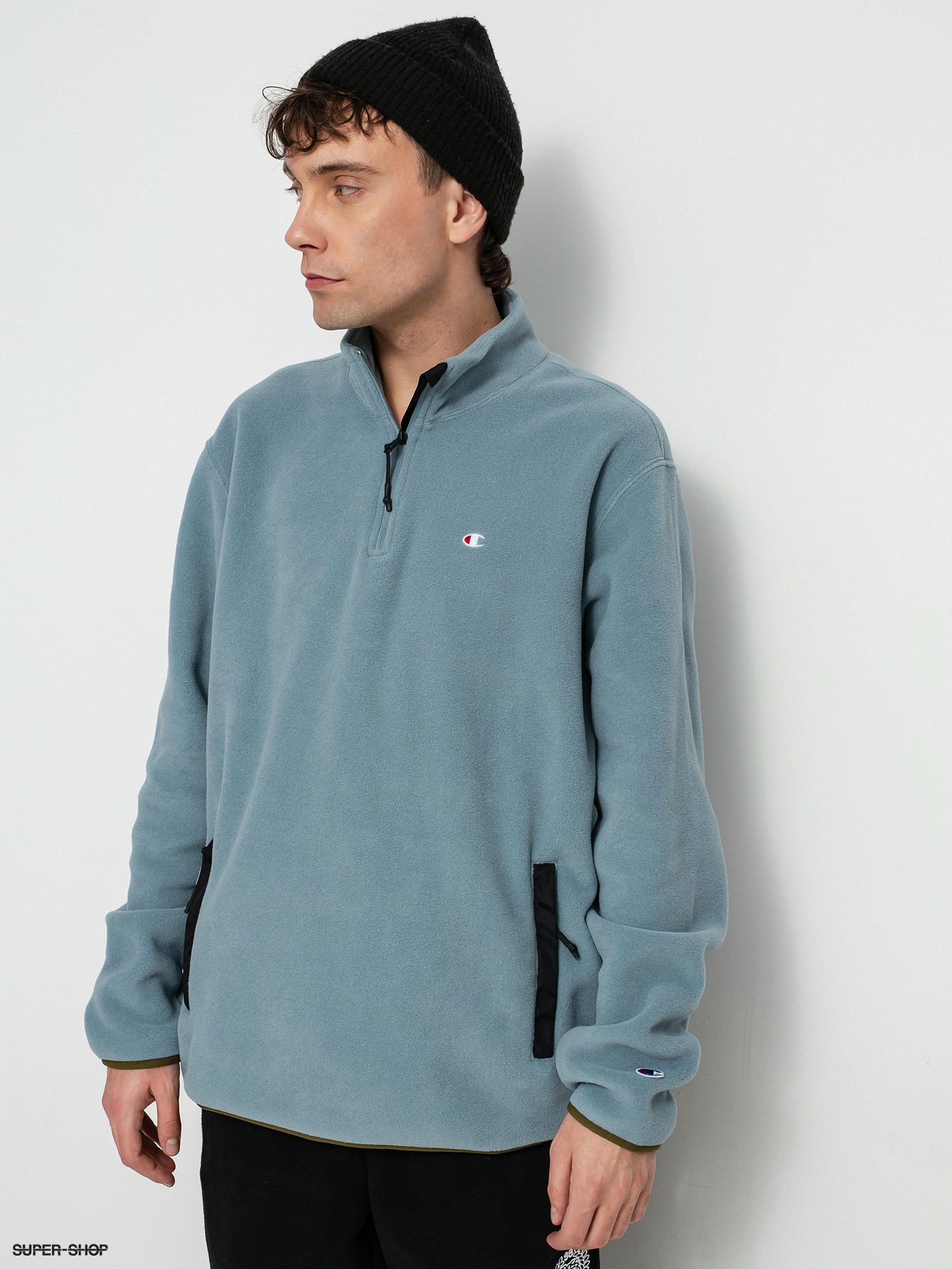 Champion Half Zip Top 215107 Sweatshirt trp dko nbk