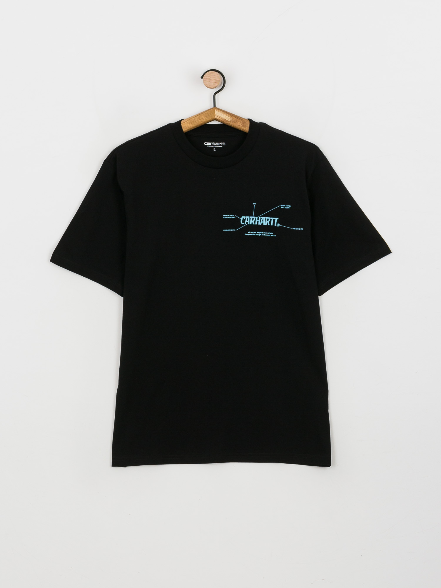 carhartt light blue t shirt