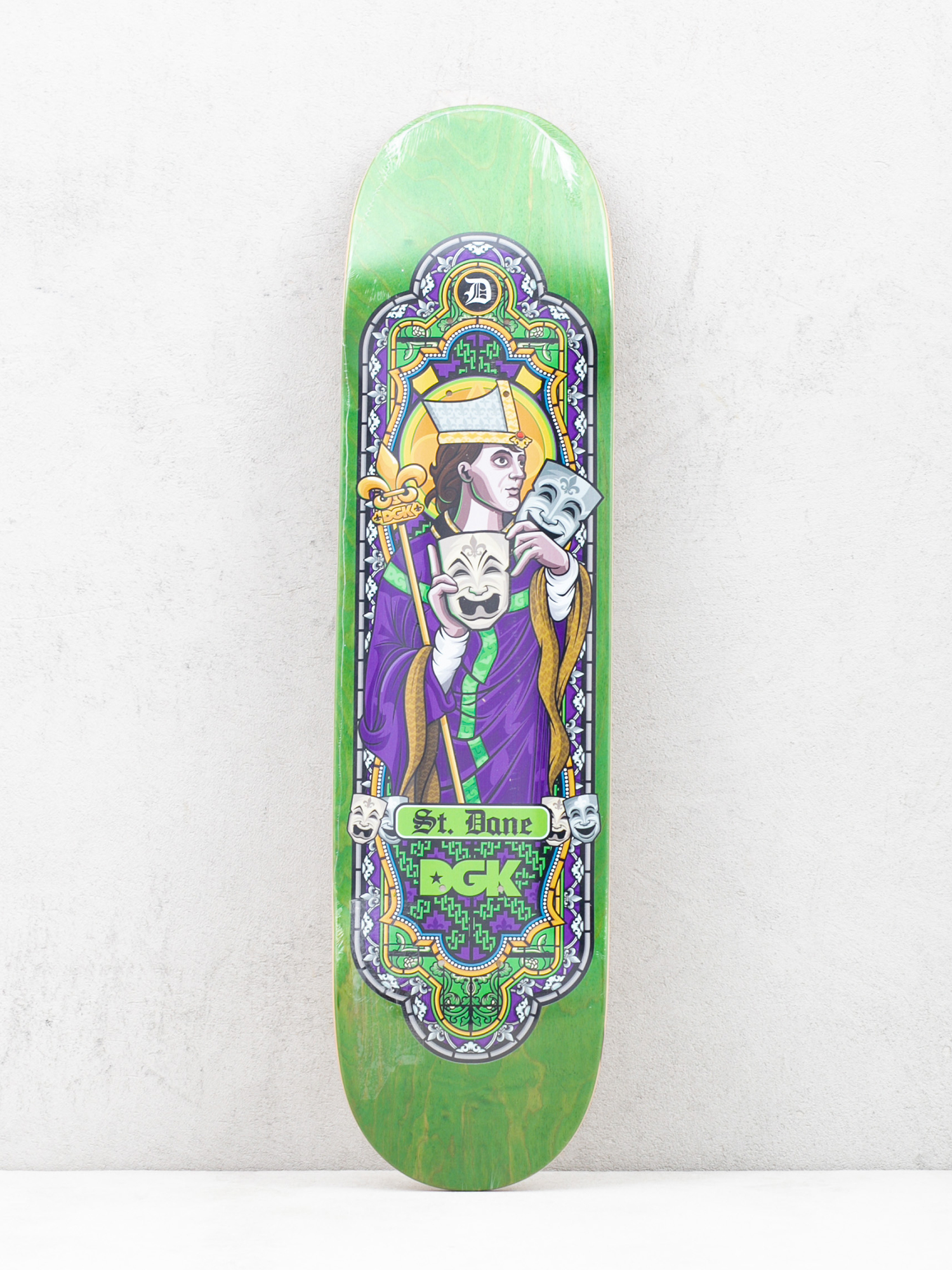 DGK Ghetto Disciples Deck (dane/green)