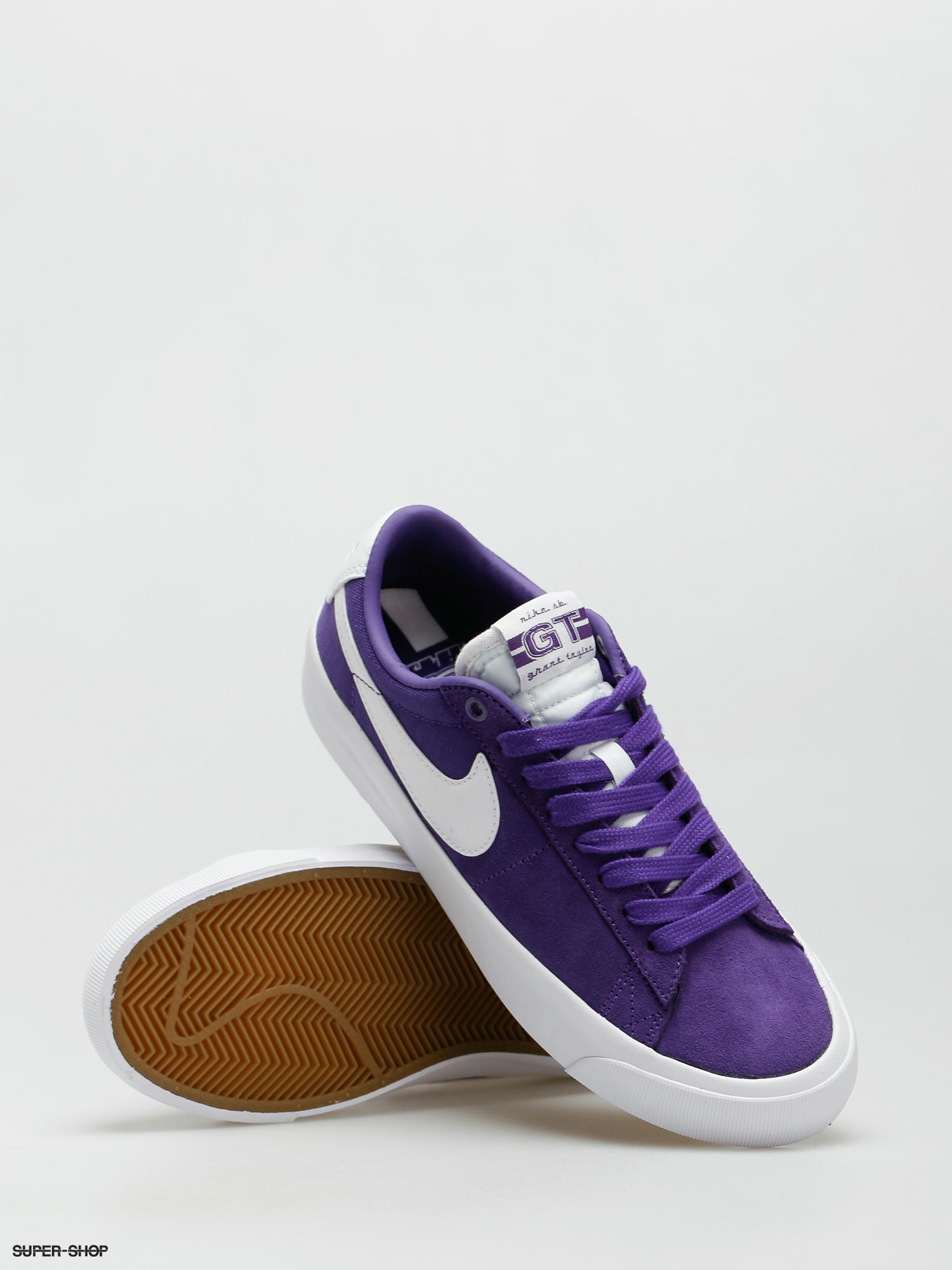 Purple nike best sale sb shoes