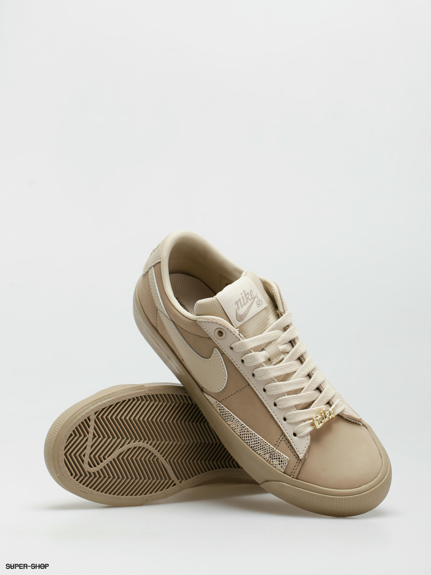 Nike SB Zoom Blazer Low Qs Shoes khaki rattan