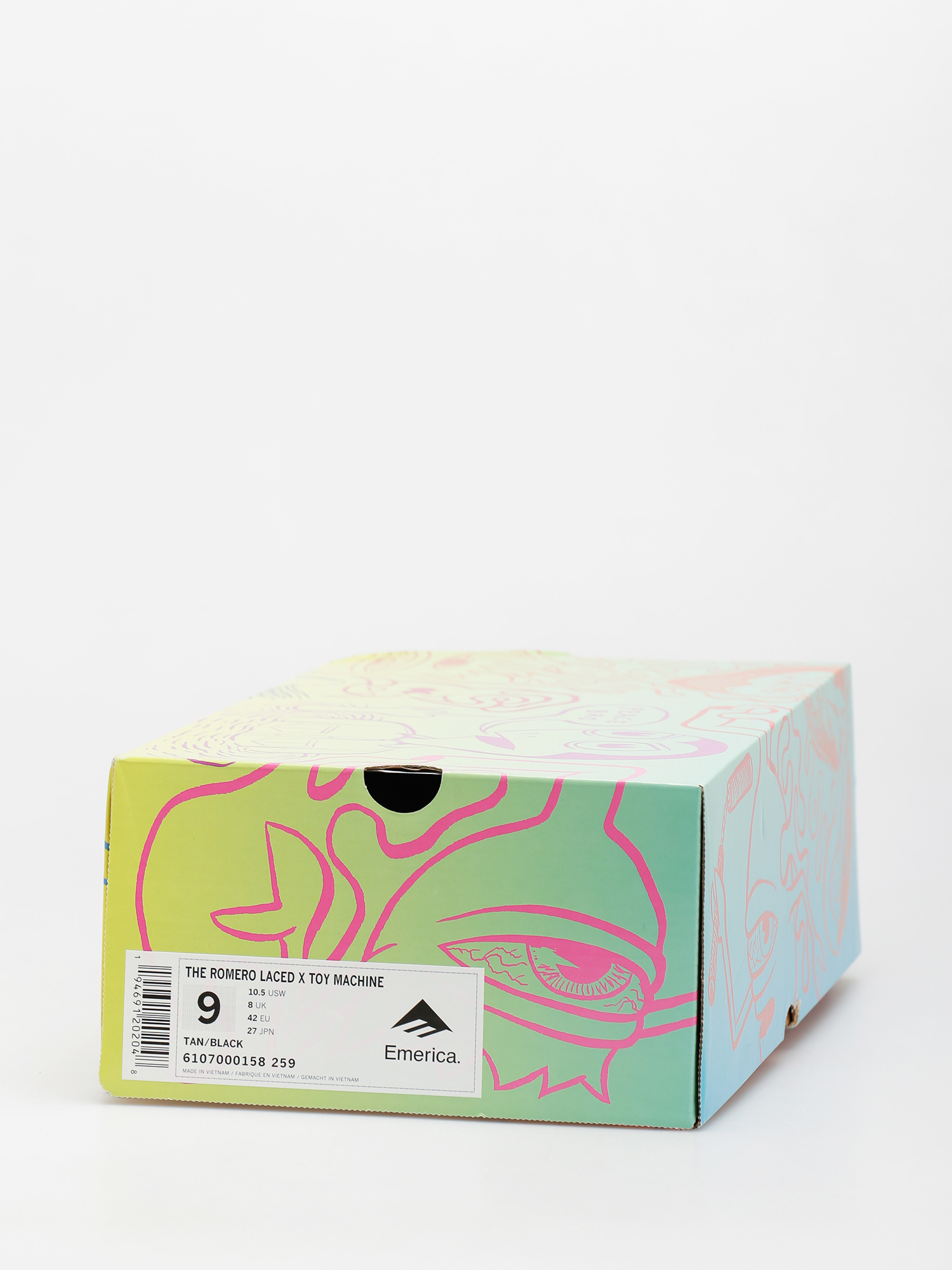 Emerica The Romero Laced X Toy Machine Shoes (tan/black)