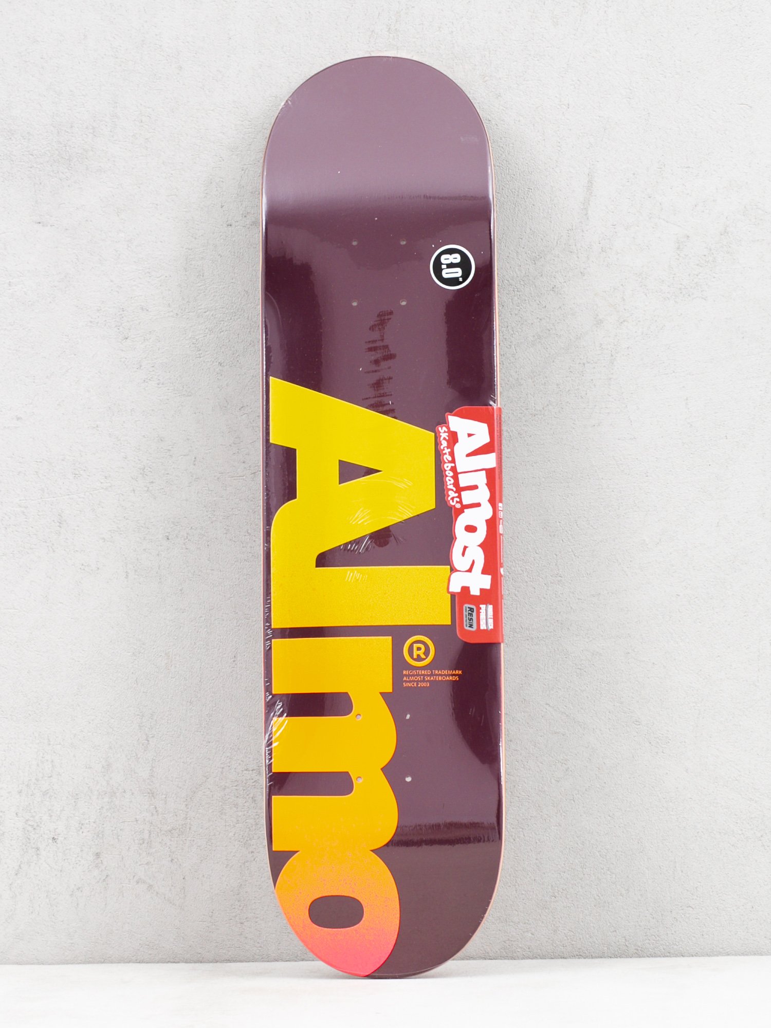 Almost Fall Of Logo Deck (magenta)