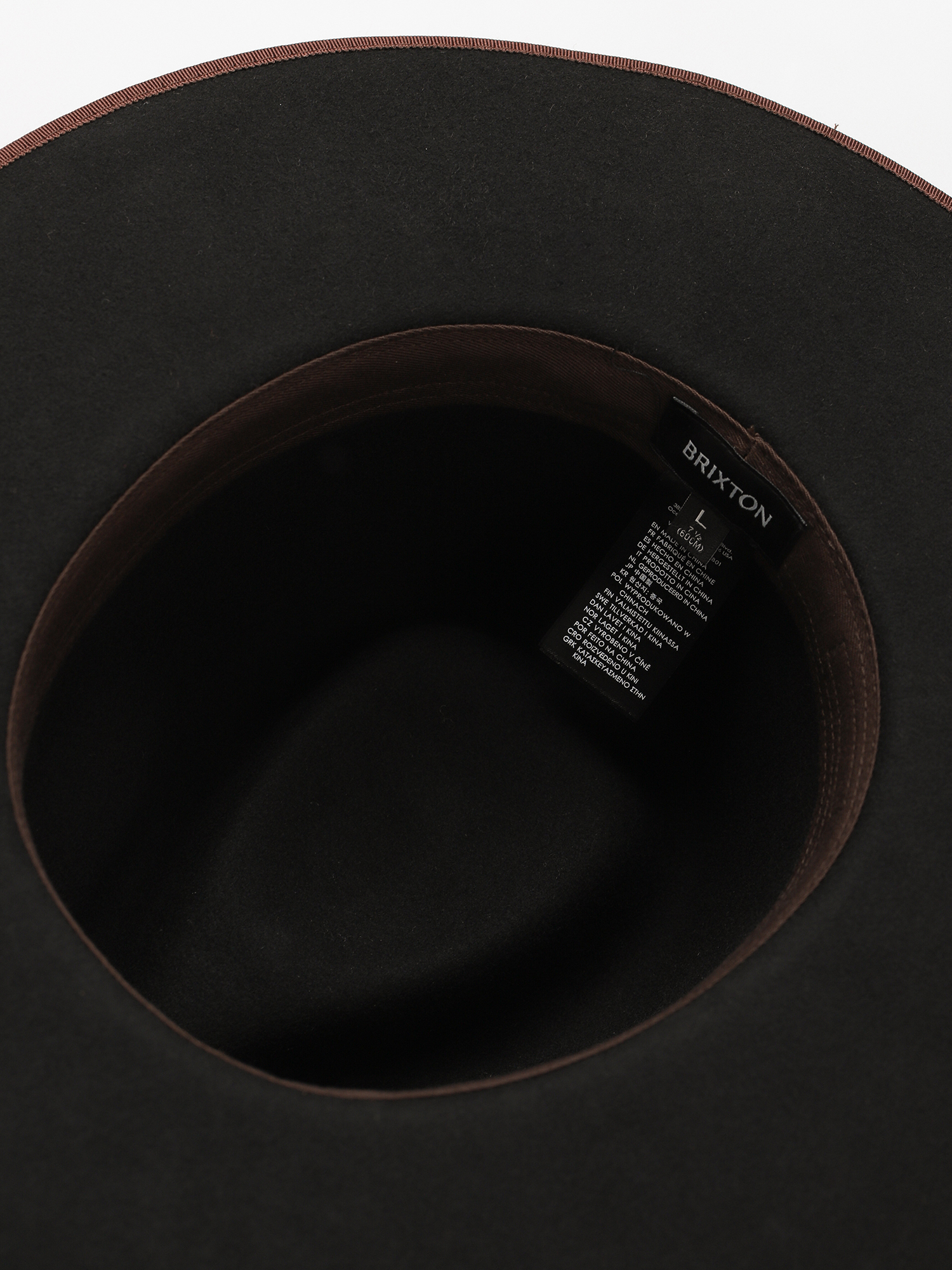 Brixton Reno Fedora Hut (black/brown)