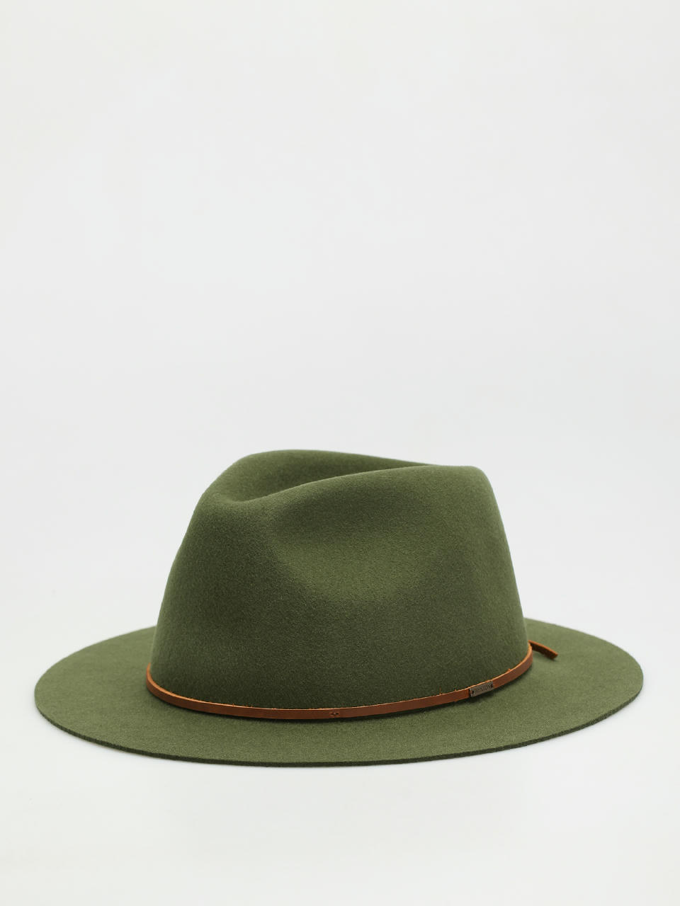 Brixton Wesley Fedora Hat (clover green)