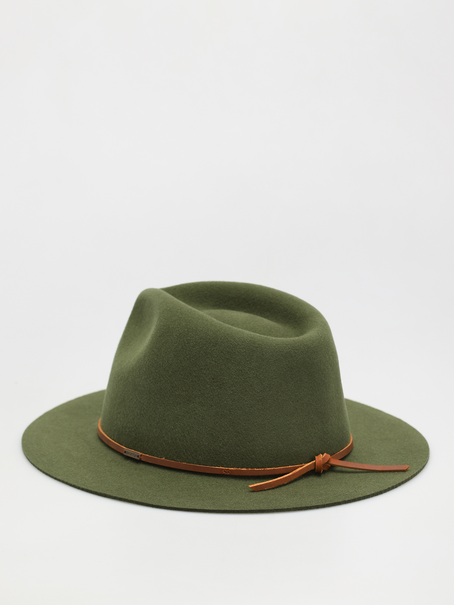 Brixton Wesley Fedora Hat (clover green)