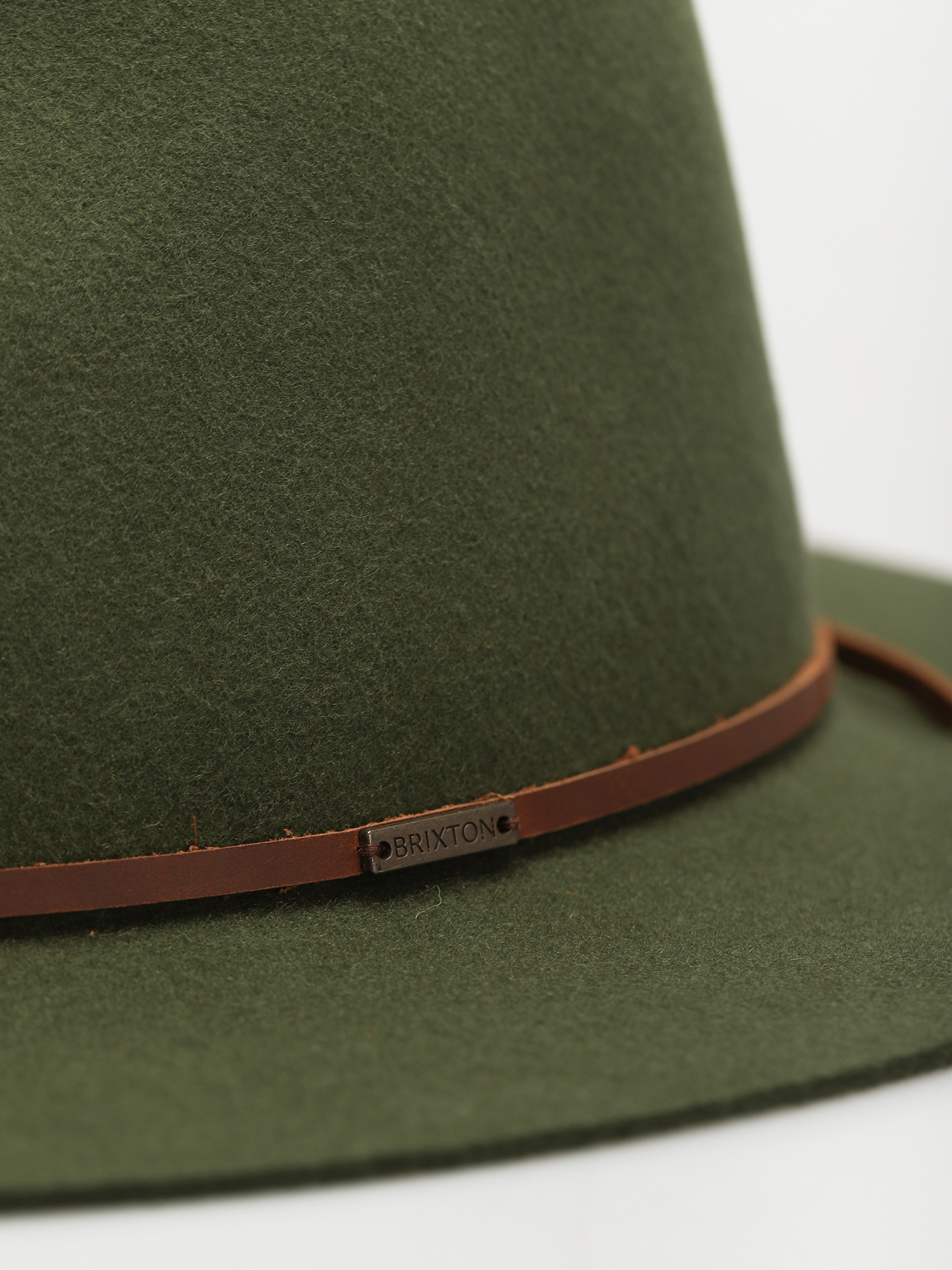 Brixton Wesley Fedora Hat (clover green)