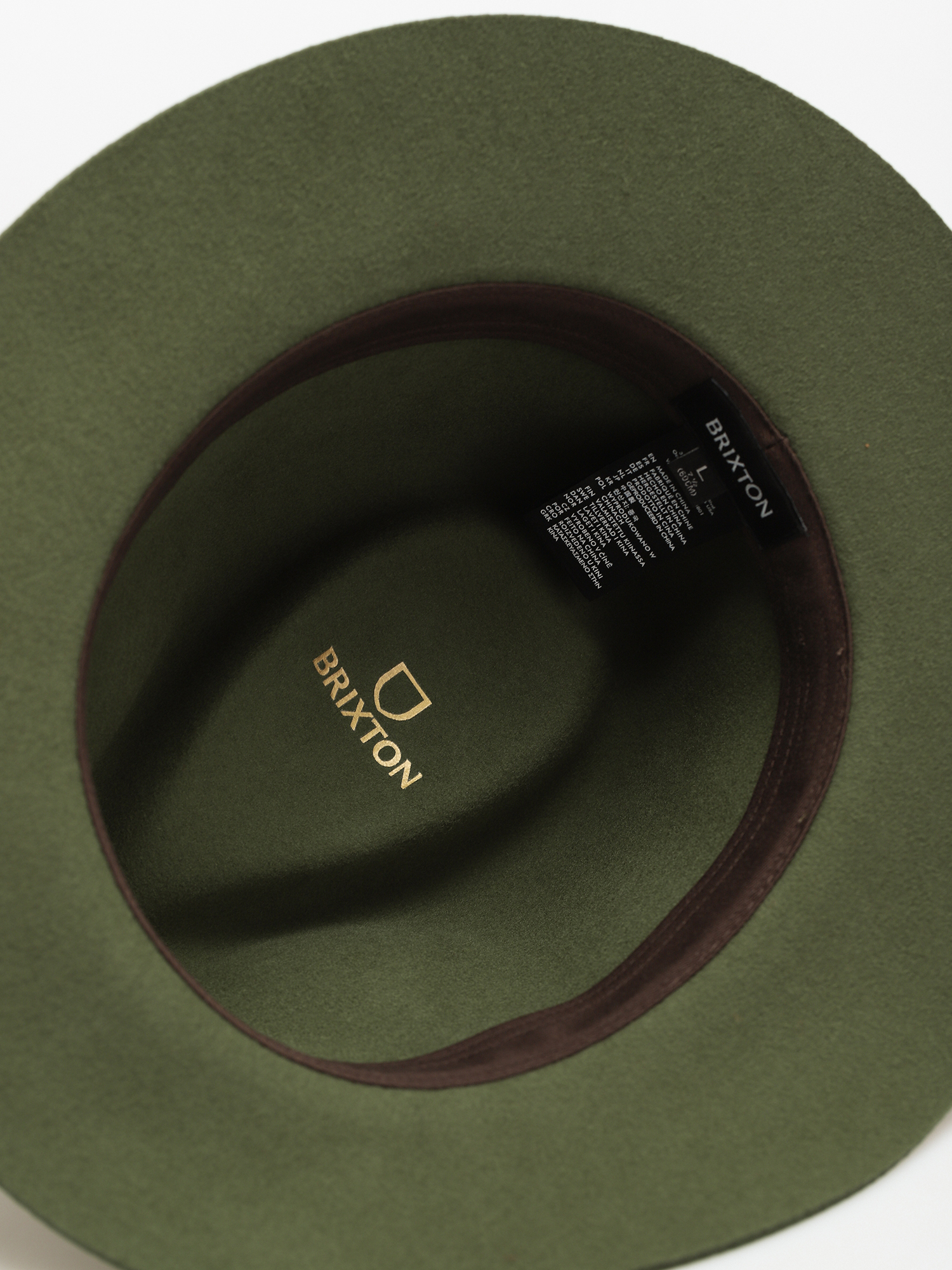 Brixton Wesley Fedora Hat (clover green)