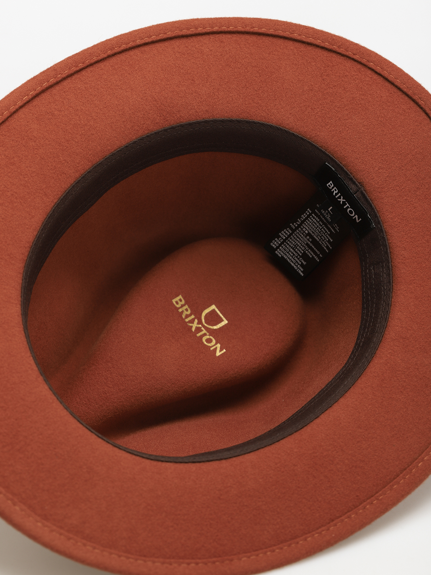 Brixton Messer Fedora Hat (caramel)