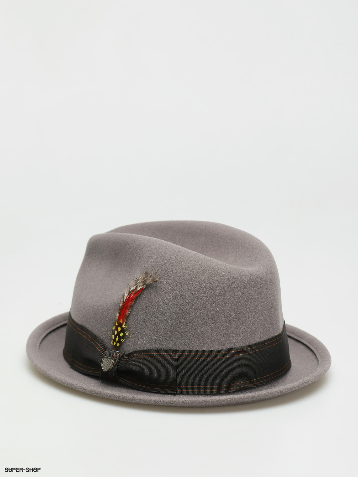 brixton hat grey