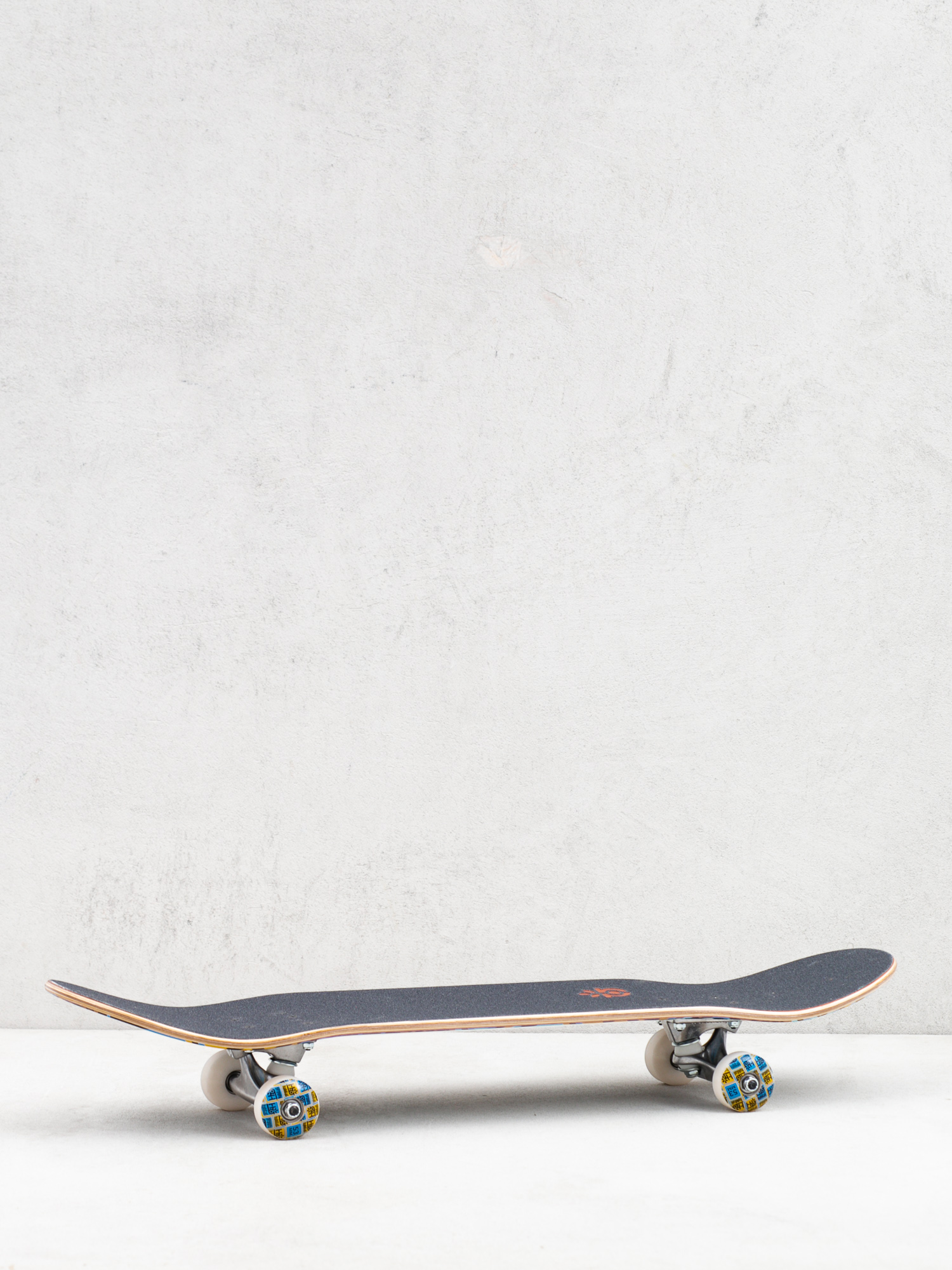 Habitat Pod Compressed Skateboard (blue/yellow/black)