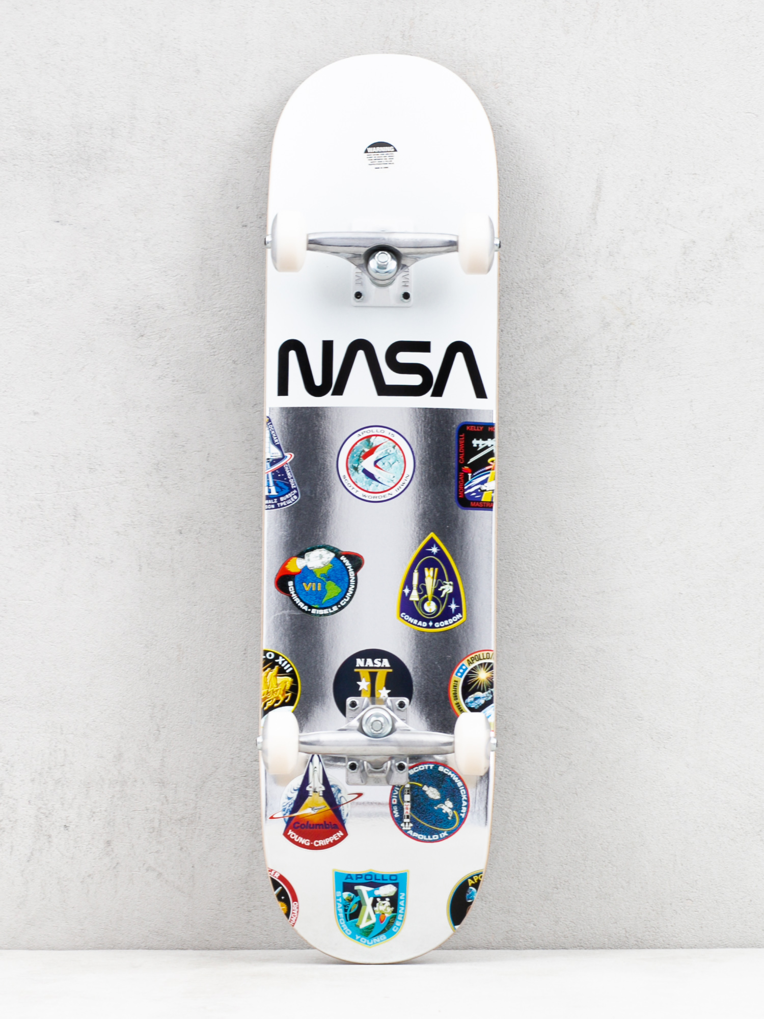 Habitat Nasa Array Skateboard (silver/white)