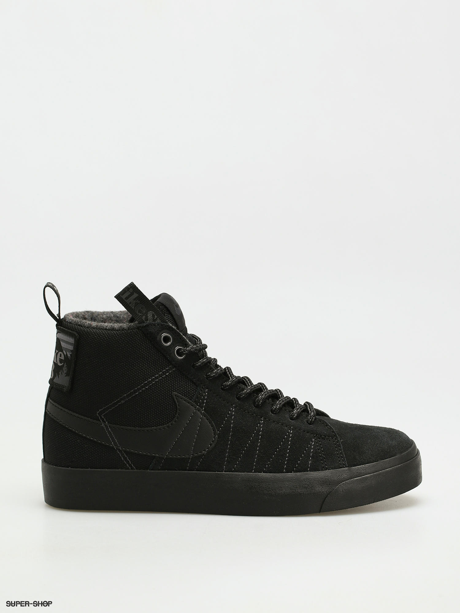 nike sb blazer mid shoes black