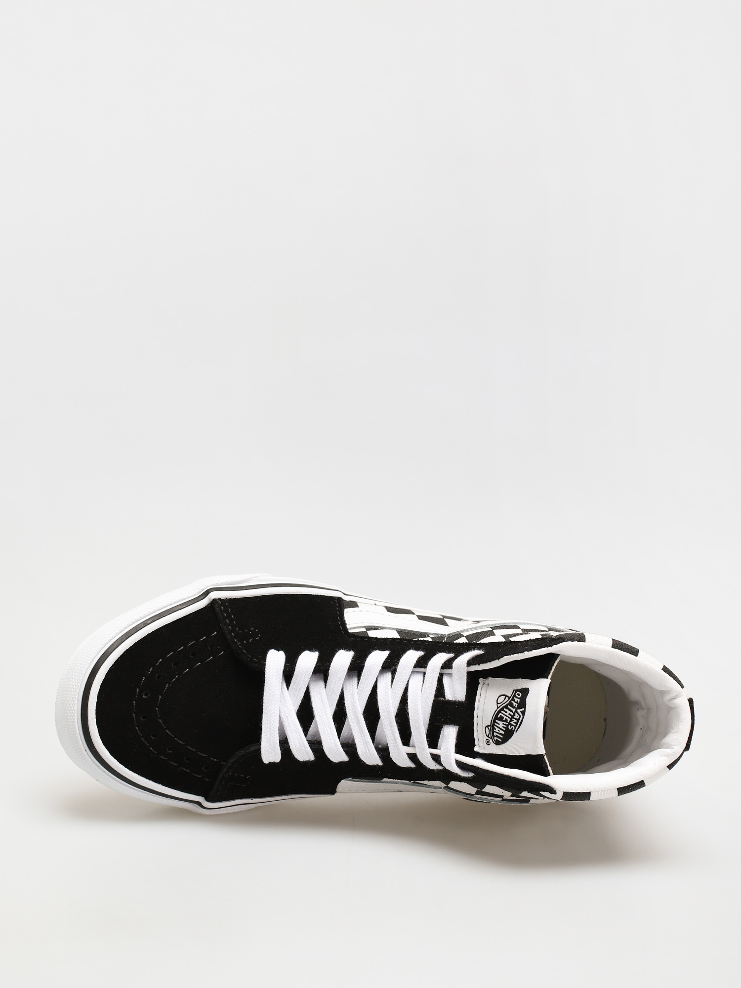 Vans Sk8 Hi Shoes (checkerboard/blk/tr wht)