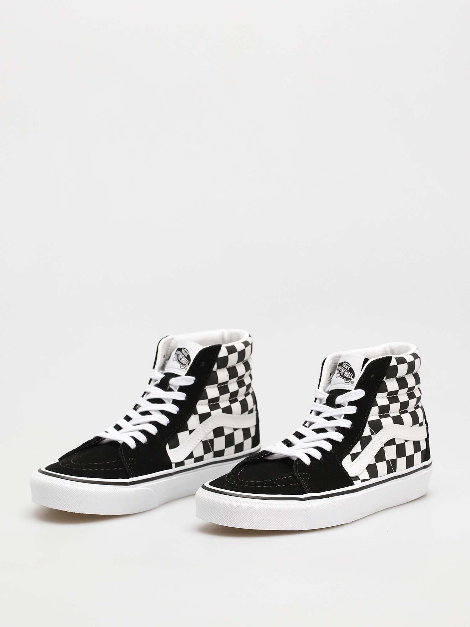 Vans Sk8 Hi Schuhe (checkerboard/blk/tr wht)