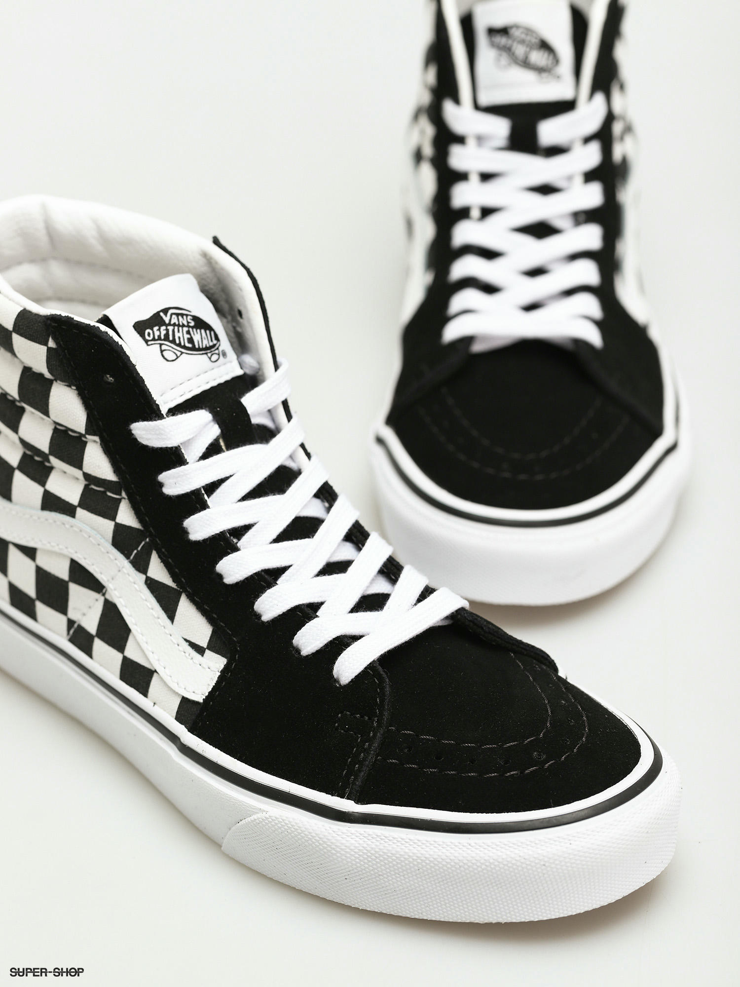 vans sk8-hi damier