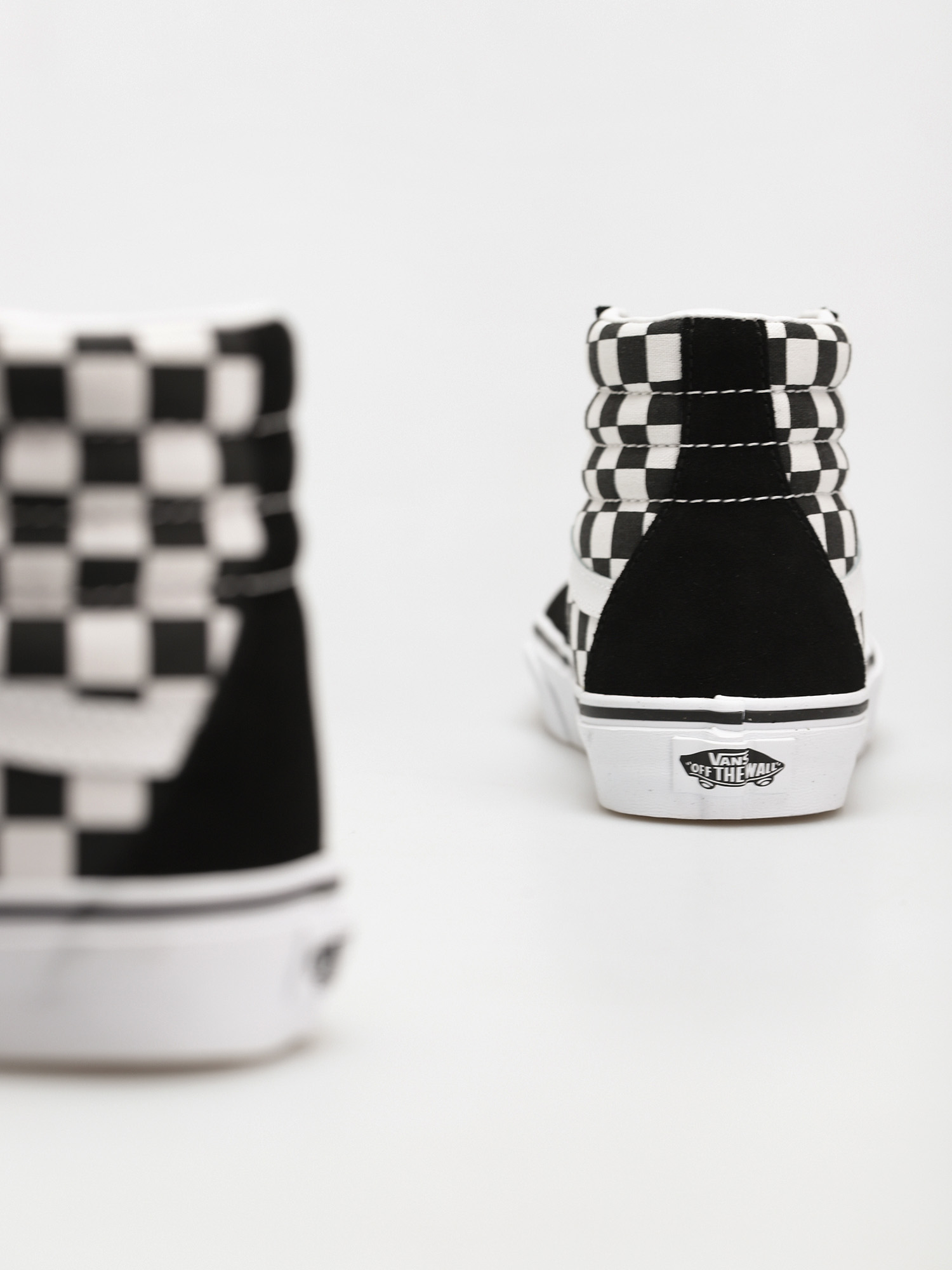 Vans Sk8 Hi Shoes (checkerboard/blk/tr wht)