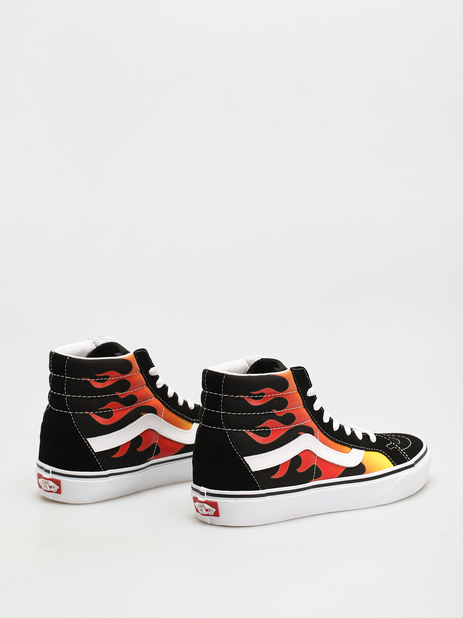 Vans Sk8 Hi Reissue Shoes (flame/black/black/true white)