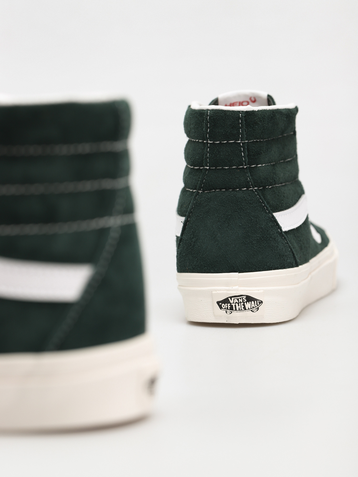 Vans Sk8 Hi Shoes (jungle green/snow white)