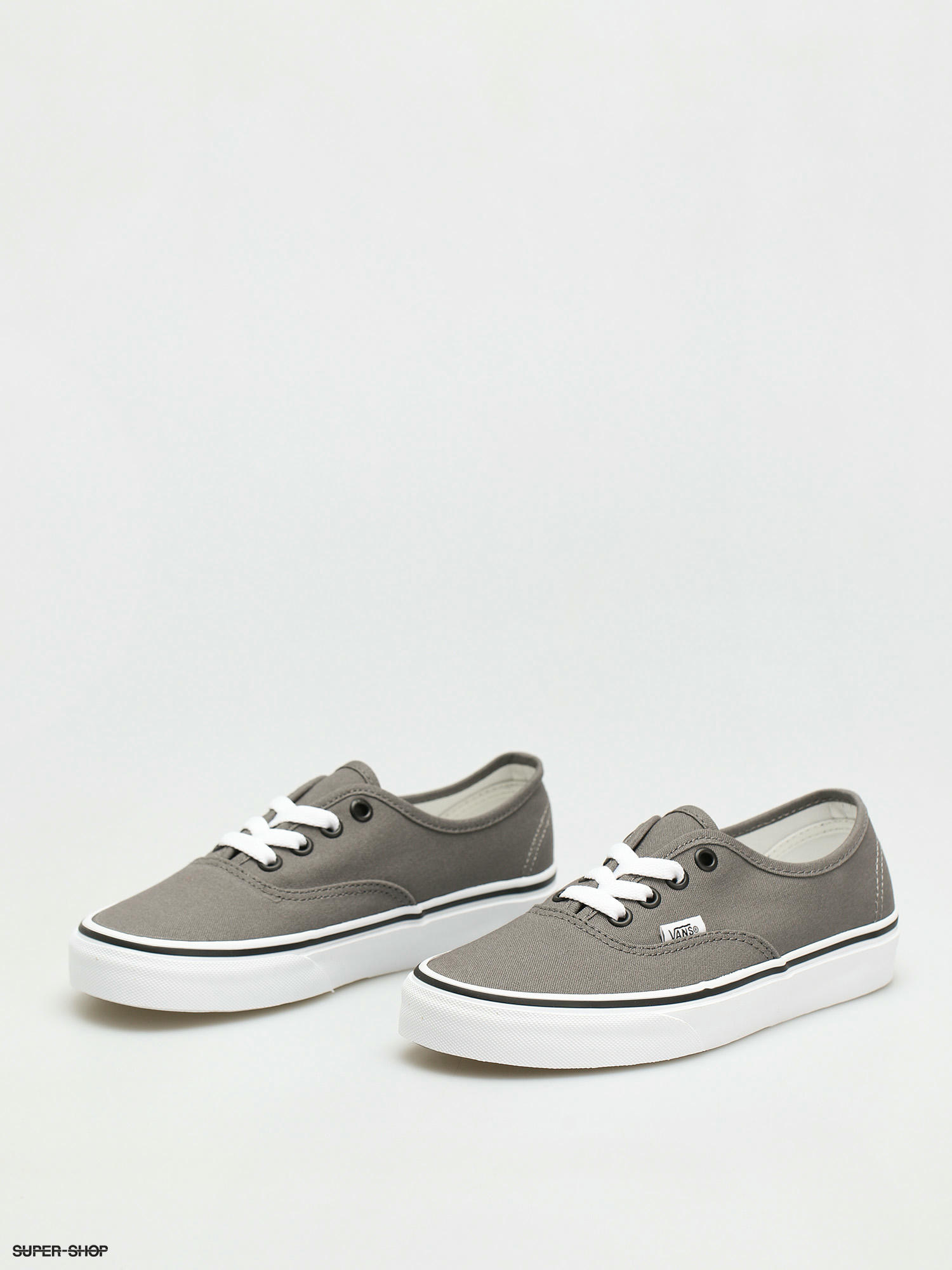 vans authentic pewter & black shoe