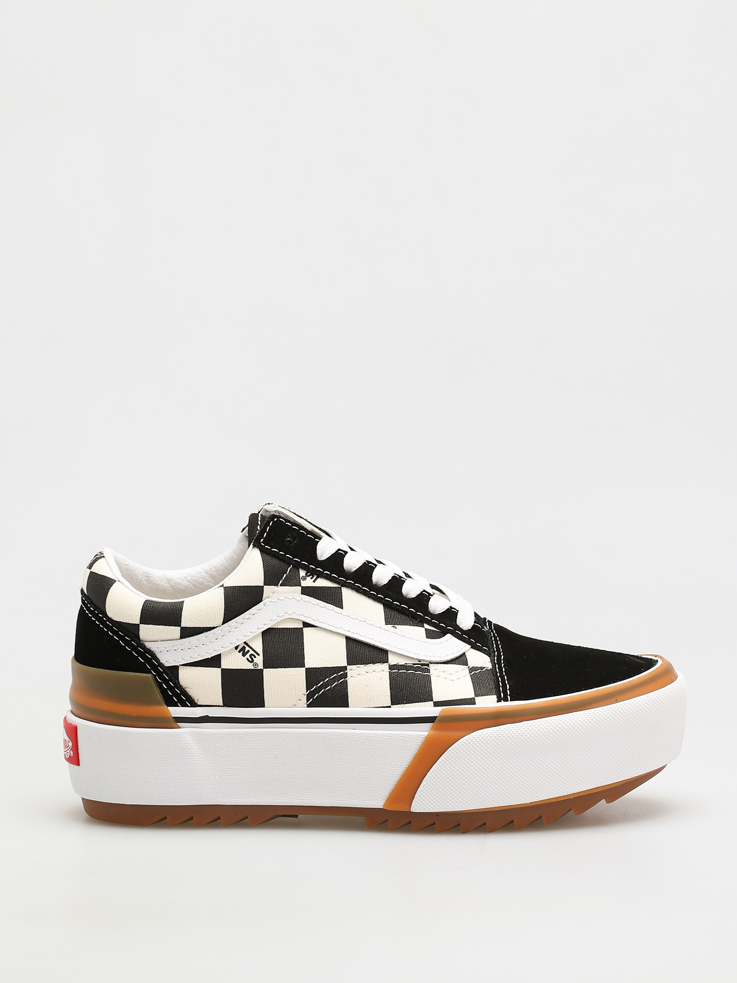 Vans Old Skool Stacked Shoes black (checkerboard/multi/true)