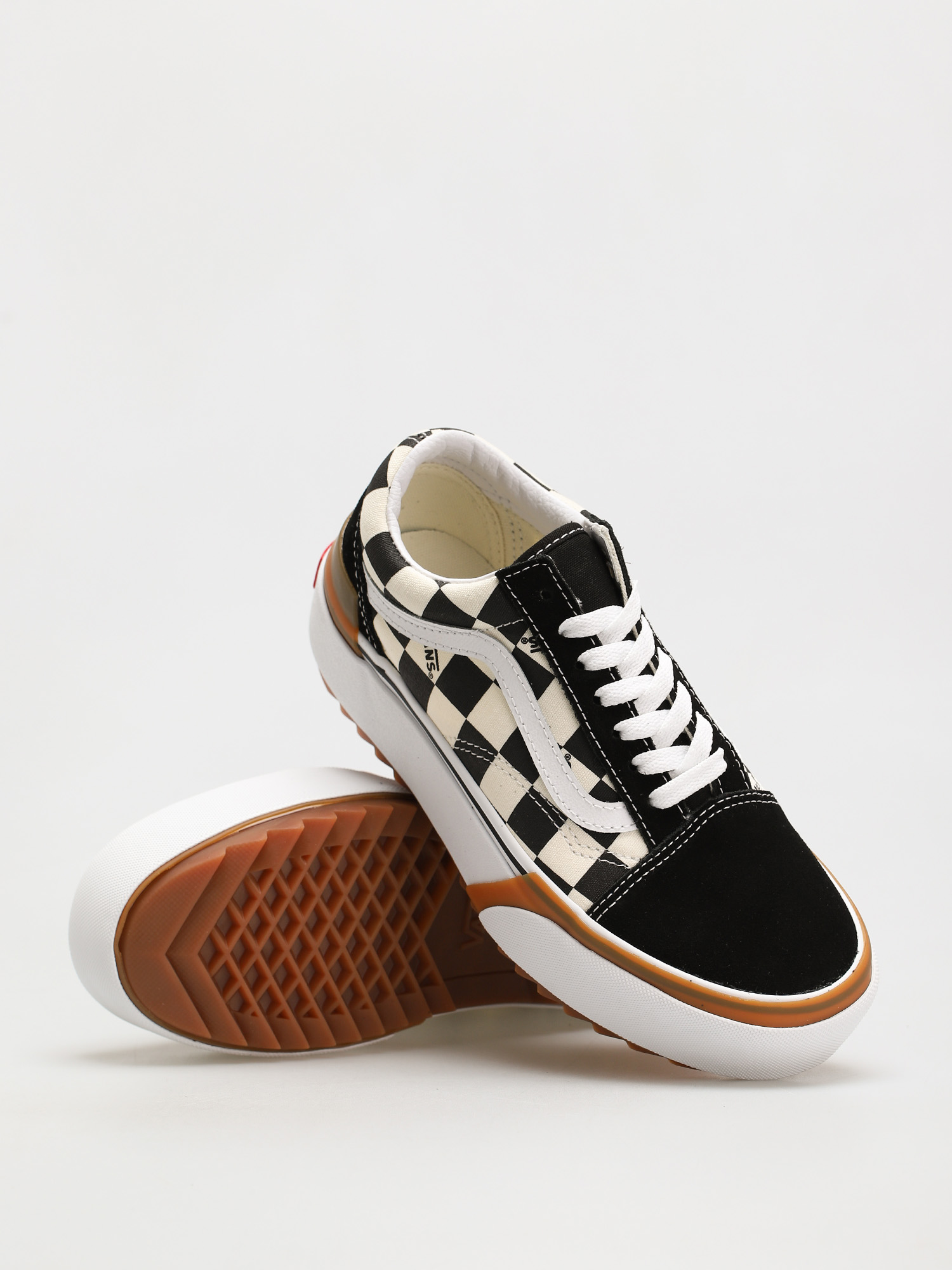 Vans Old Skool Stacked Shoes (checkerboard/multi/true)