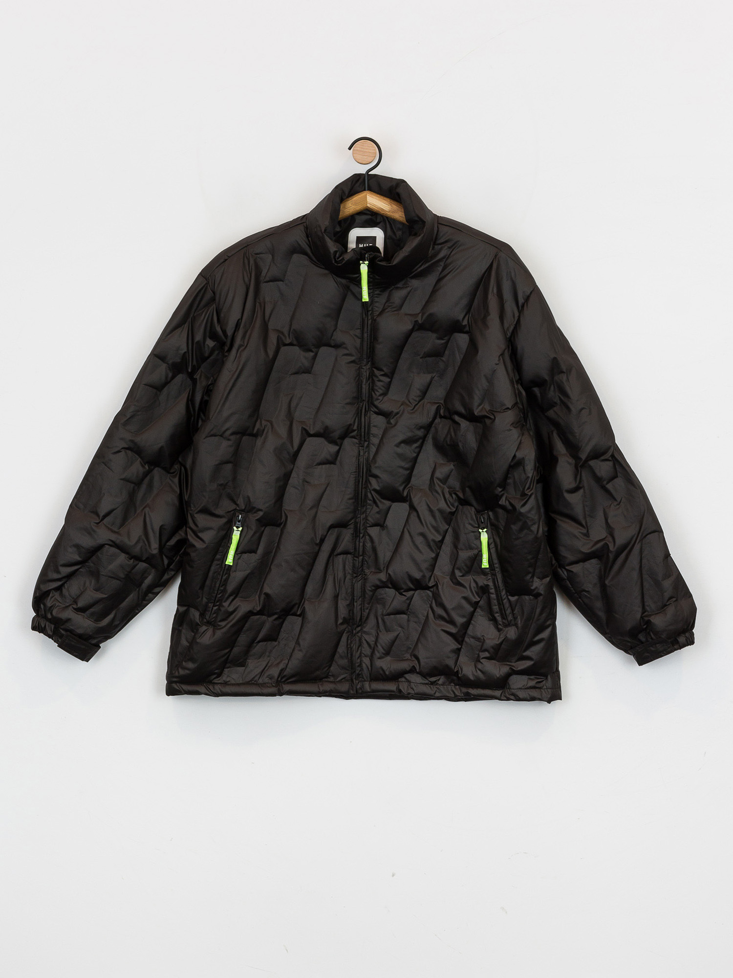 HUF Monogram Puffer Jacket (black)