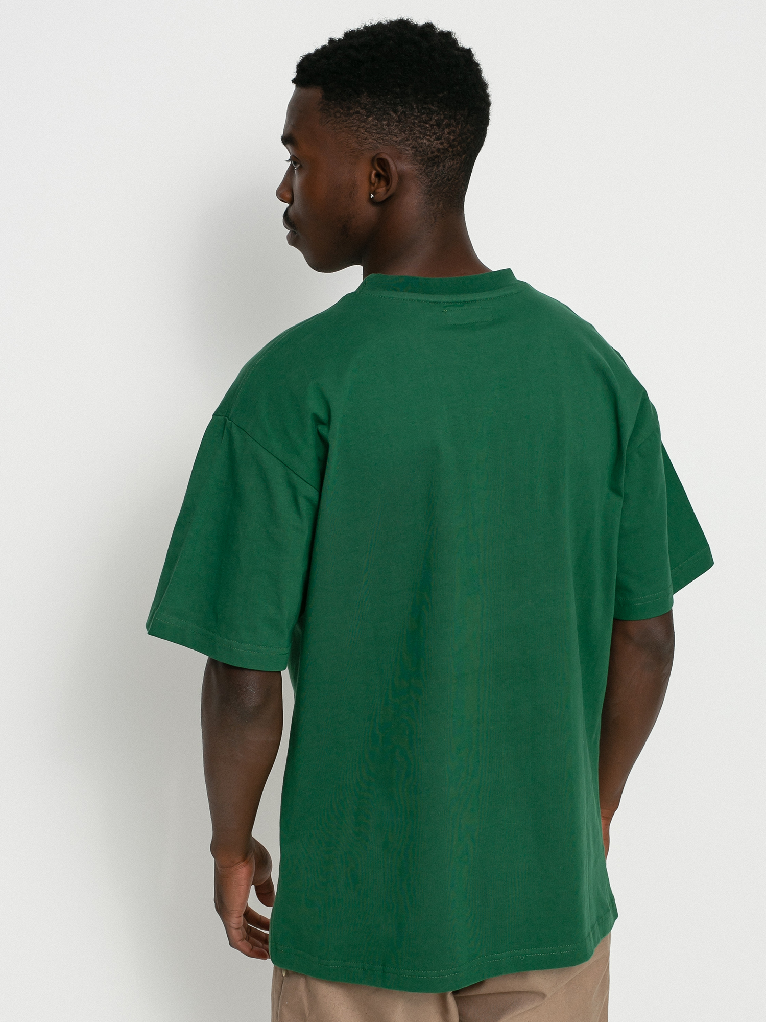 Chinatown Market Smiley Marche De Market T-shirt (forest green)