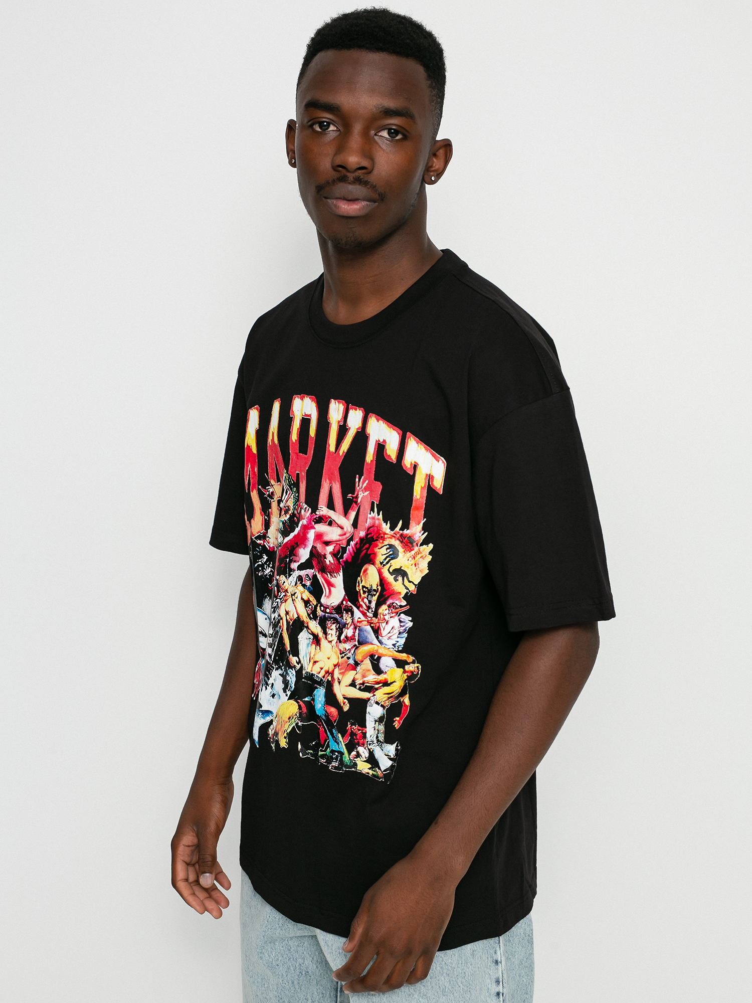 Chinatown Market Arc Animal Mosh Pit T-shirt - black (black)