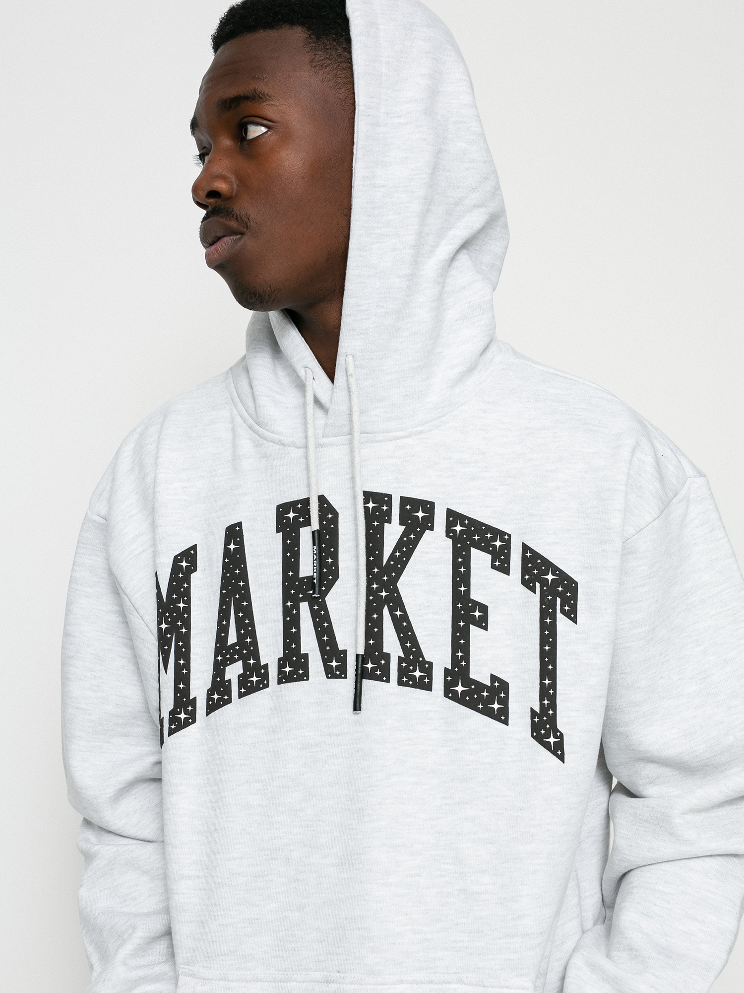 Chinatown Market Arc Puff HD Hoodie (ash)