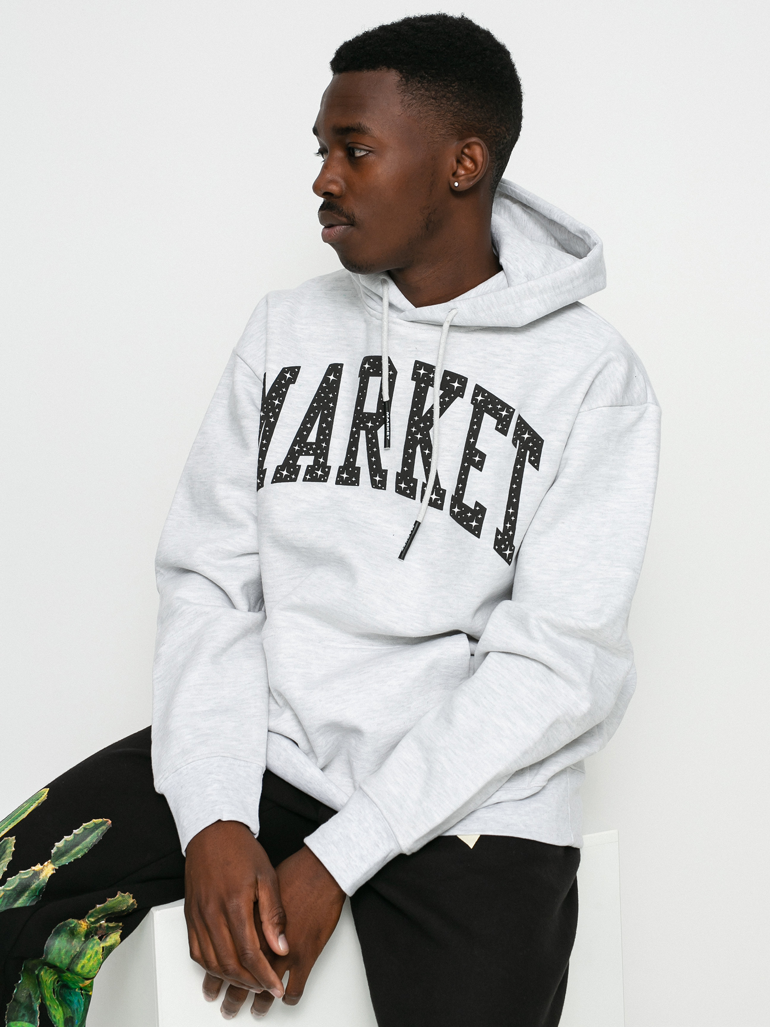 Chinatown Market Arc Puff HD Hoodie (ash)