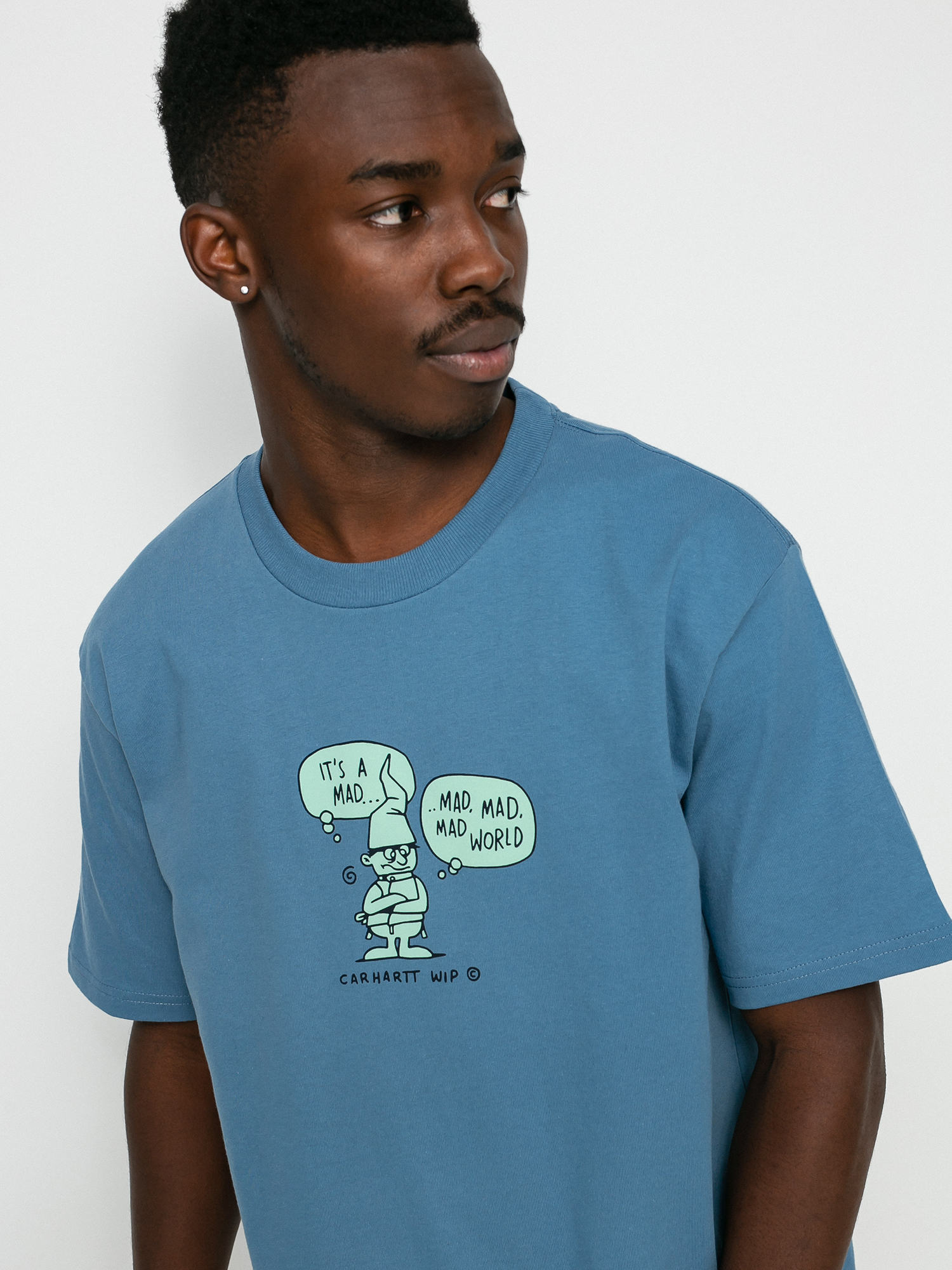 Carhartt WIP Mad World T-shirt (icy water)