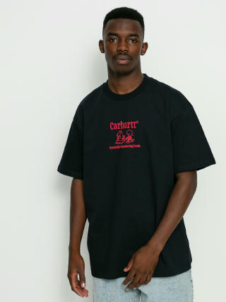Carhartt WIP Schools Out T-shirt (dark navy/cornel)