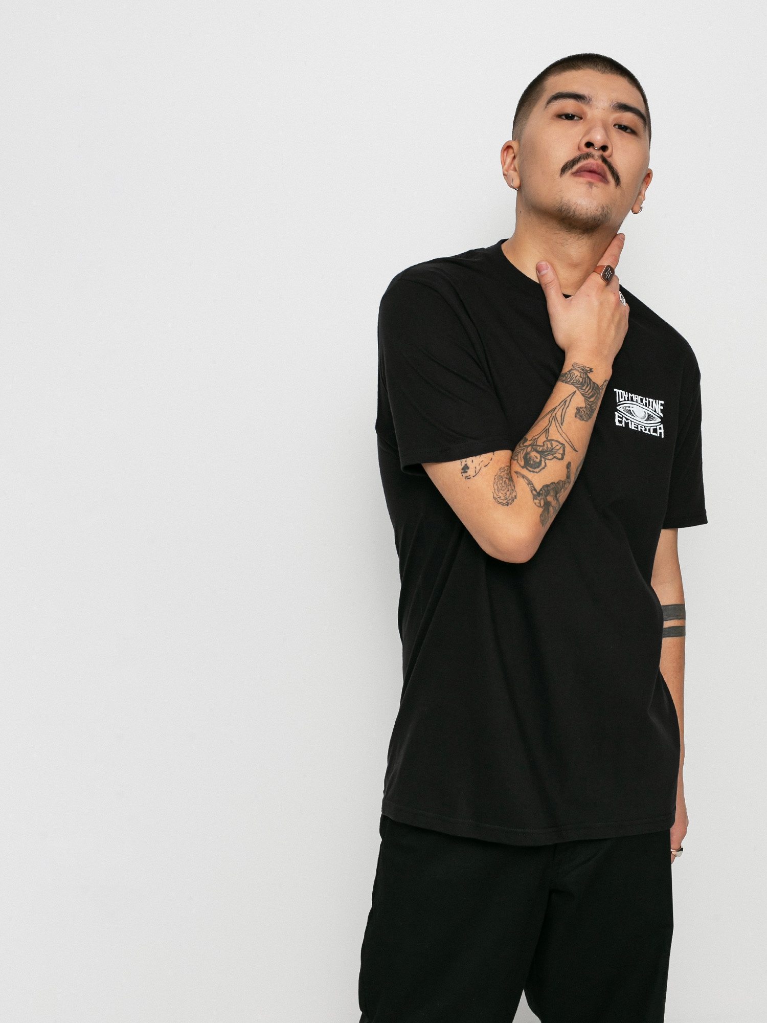 Emerica X Toy Machine Eye T-Shirt (black)